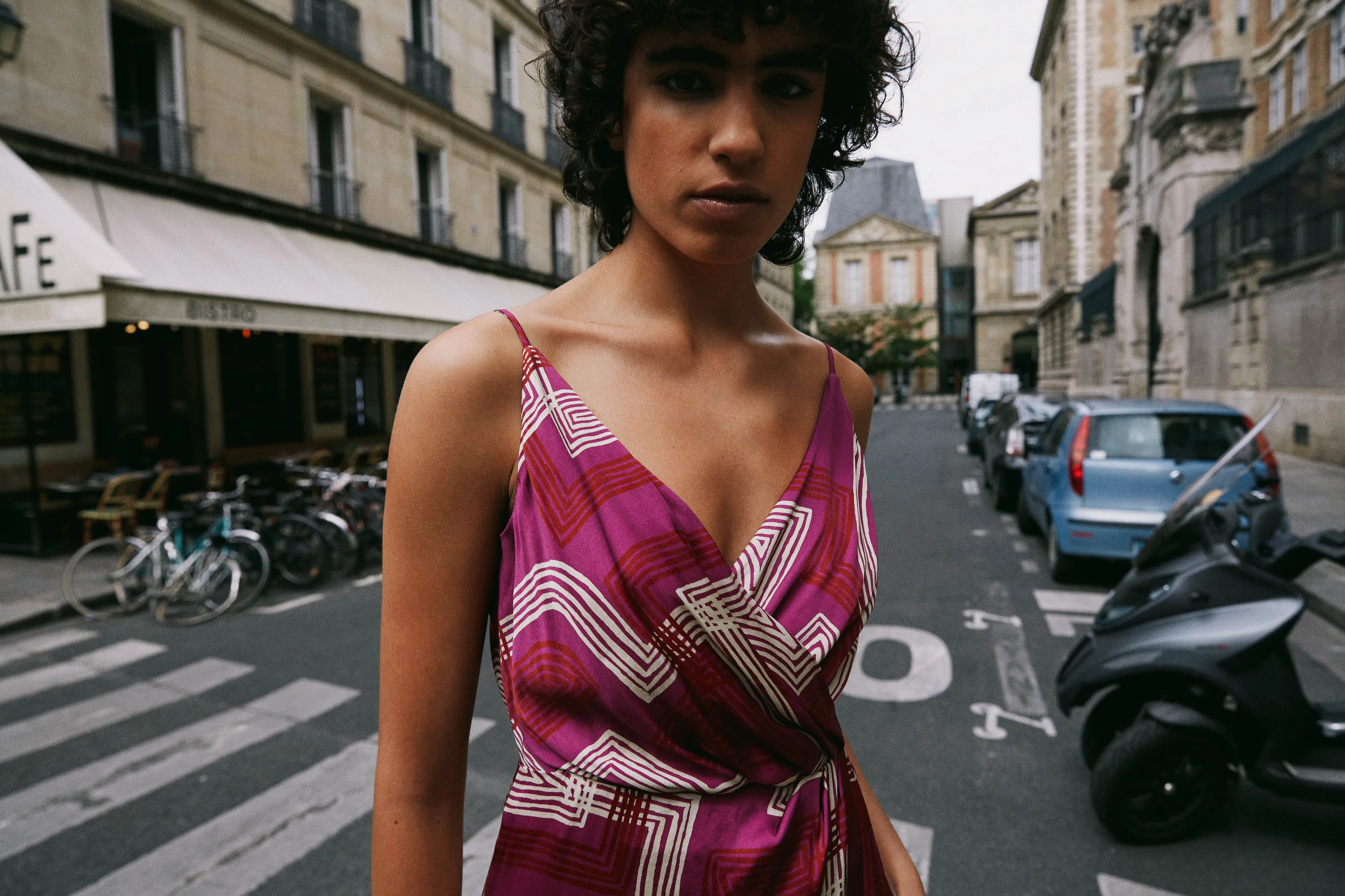 Robe VALIA Maze fuchsia sold by FRNCH product image thumbnail 3