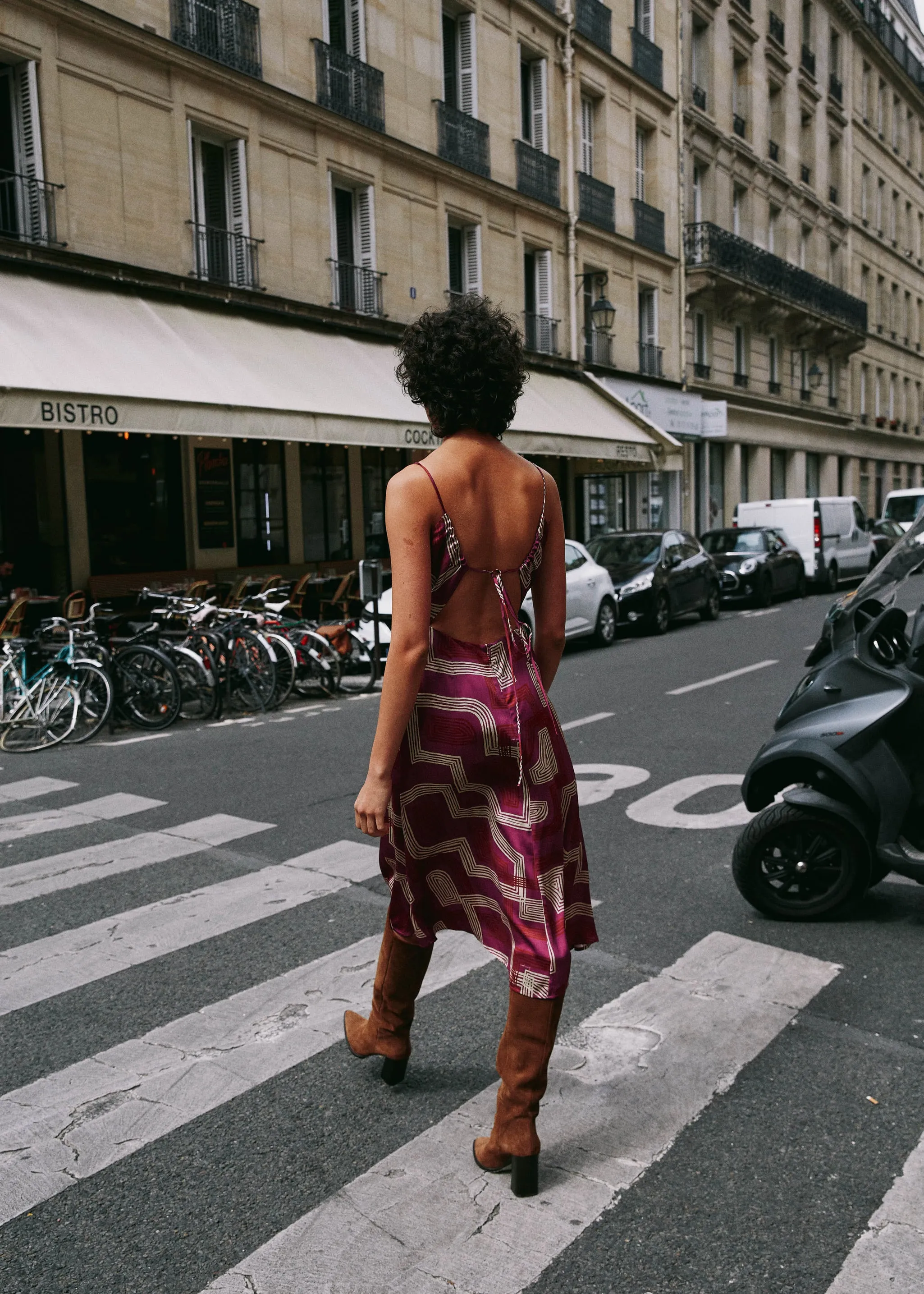 Robe VALIA Maze fuchsia sold by FRNCH product image thumbnail 4