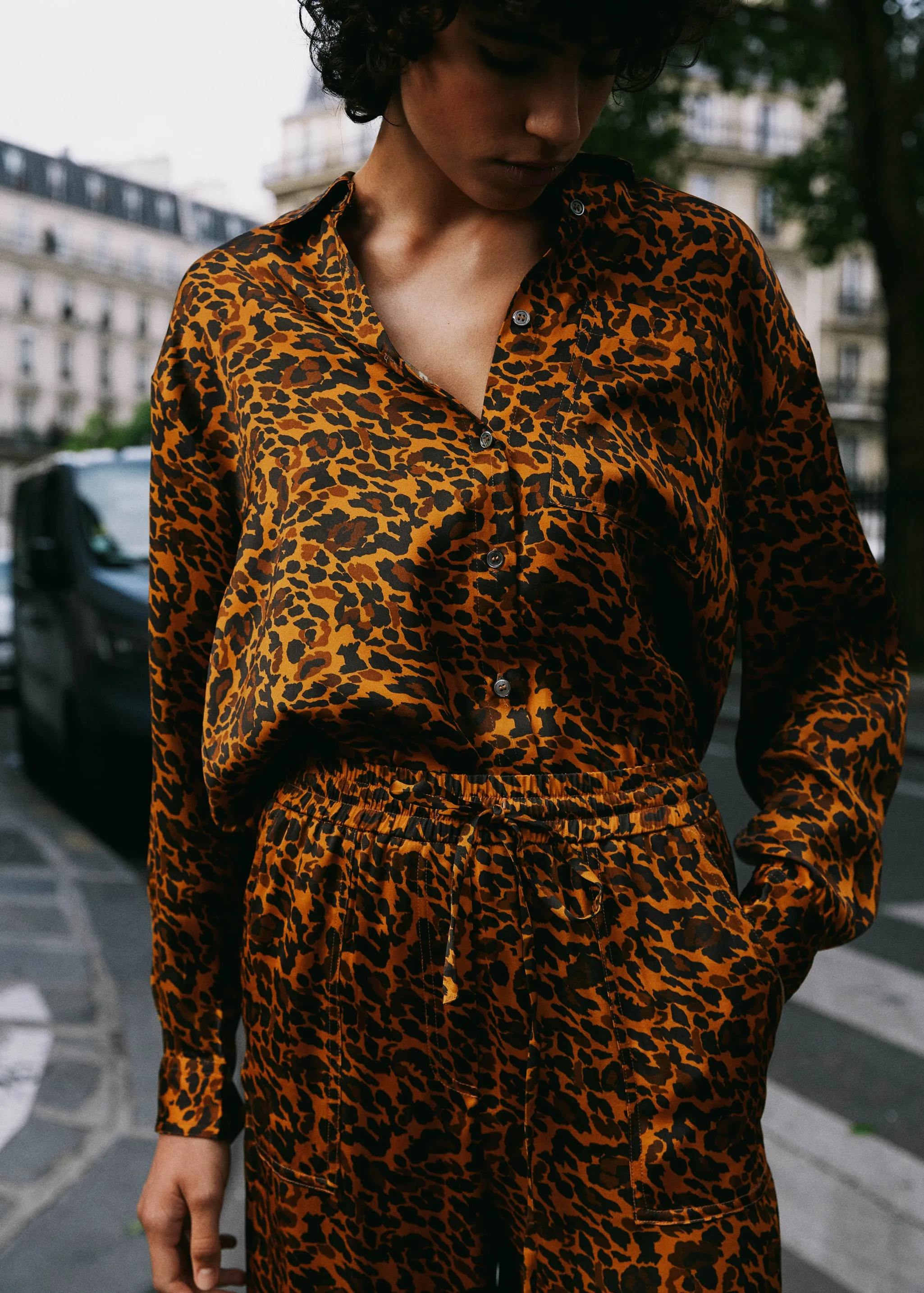 Chemise MAELLE Leopard sold by FRNCH product image thumbnail 2