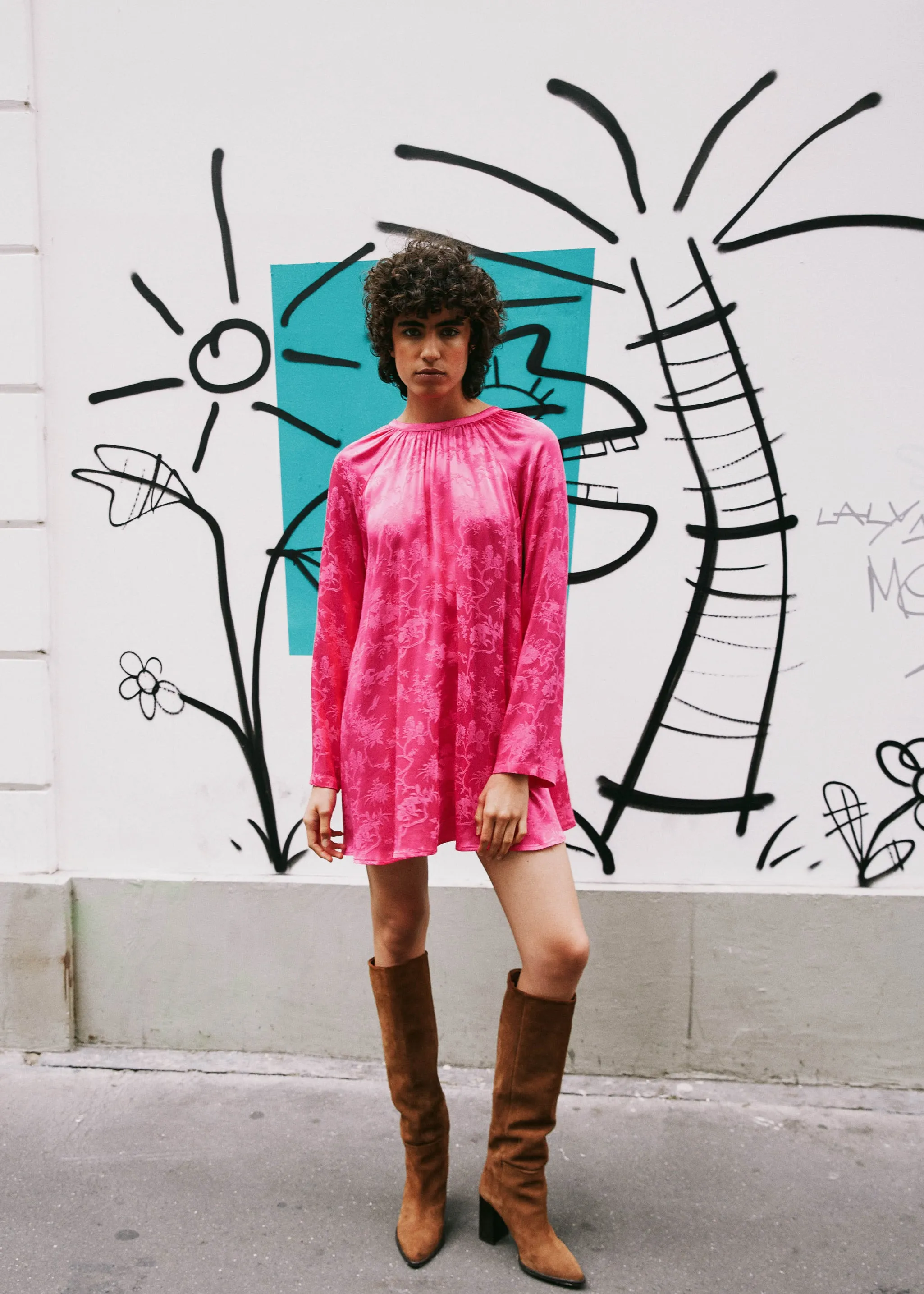 Robe PAZ Fuchsia sold by FRNCH