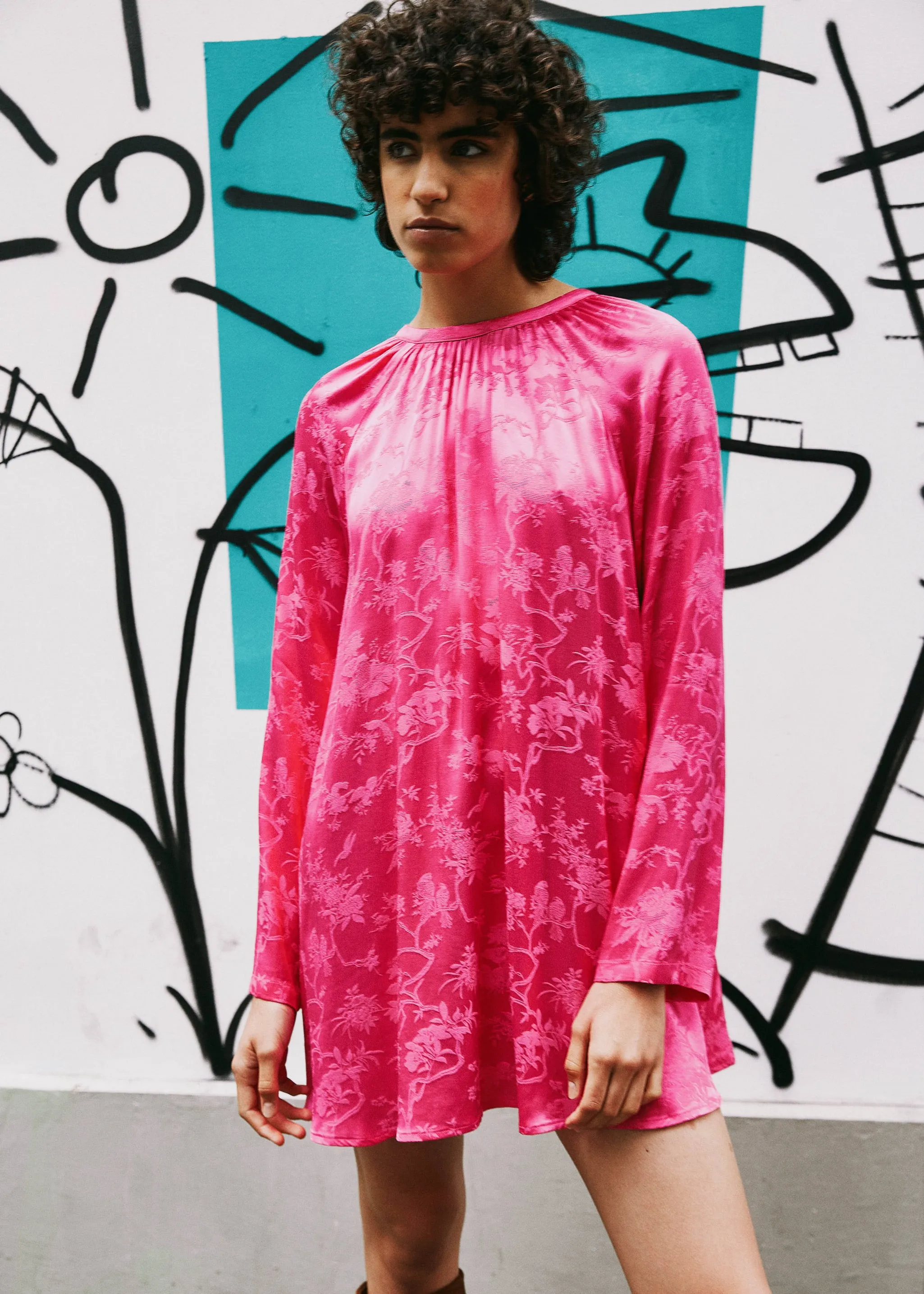 Robe PAZ Fuchsia sold by FRNCH product image thumbnail 3