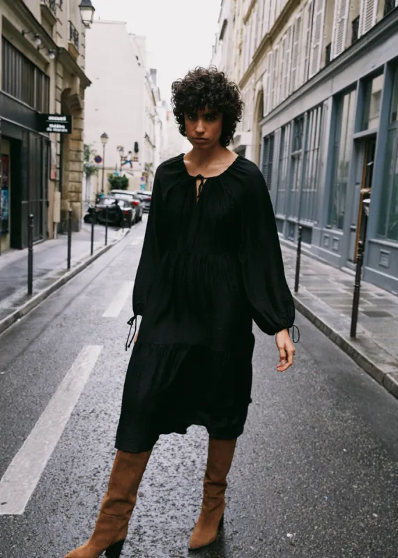 Robe DALYA Noir sold by FRNCH