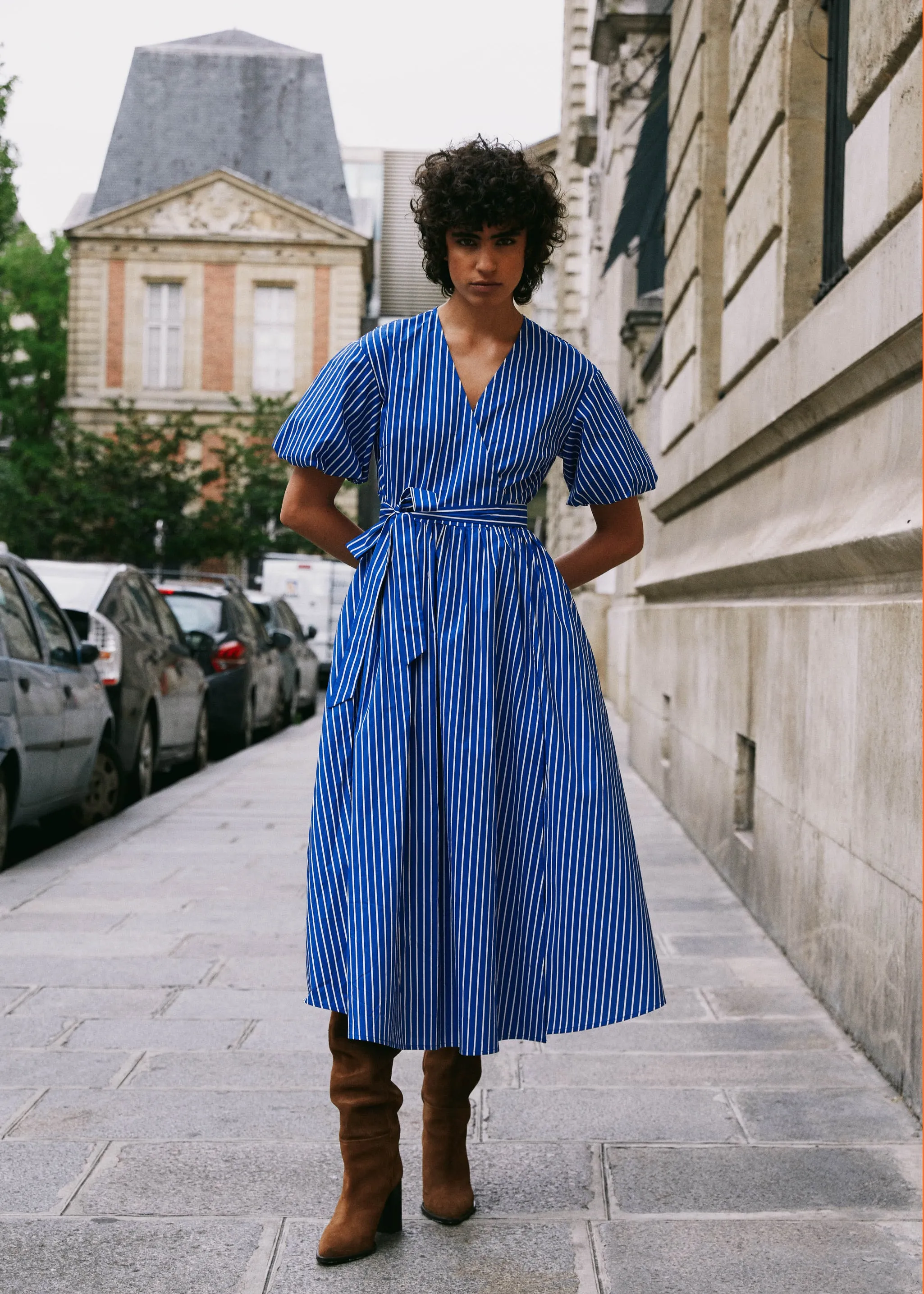 Robe ANASTAZIA Bleu electrique sold by FRNCH product image thumbnail 4