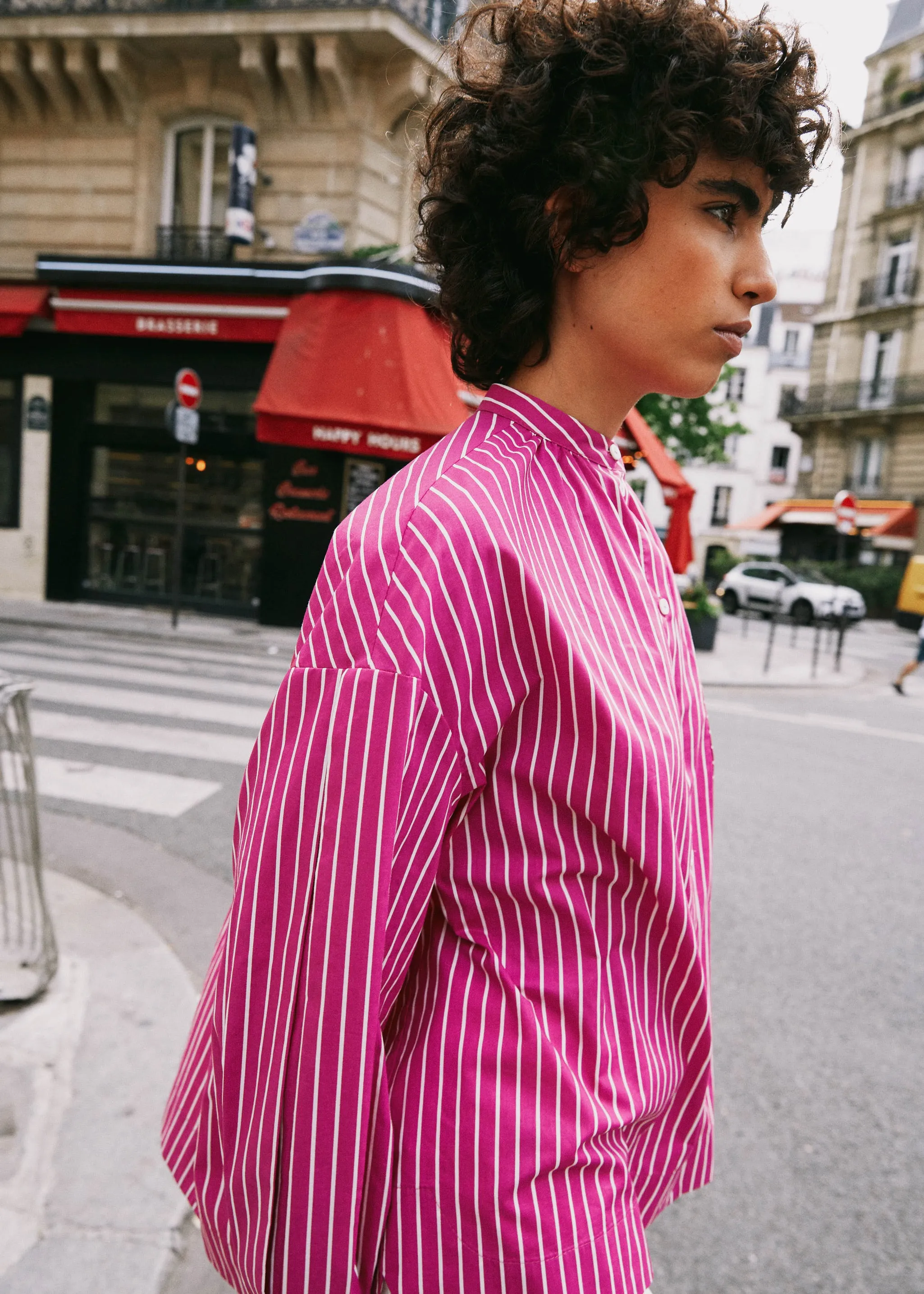 Chemise ARIANA Fuchsia sold by FRNCH product image thumbnail 5