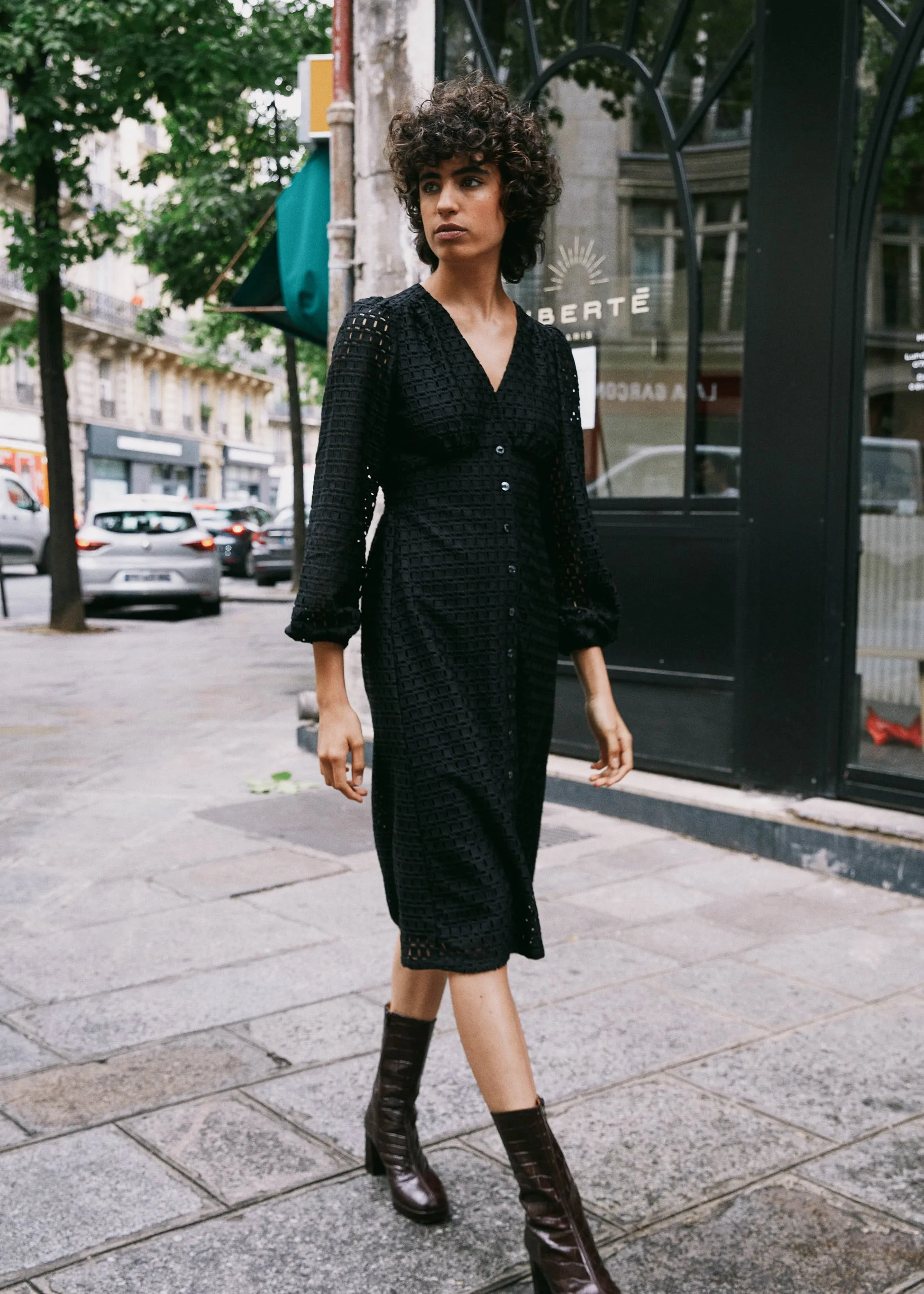 ROBE WENDY NOIR sold by FRNCH