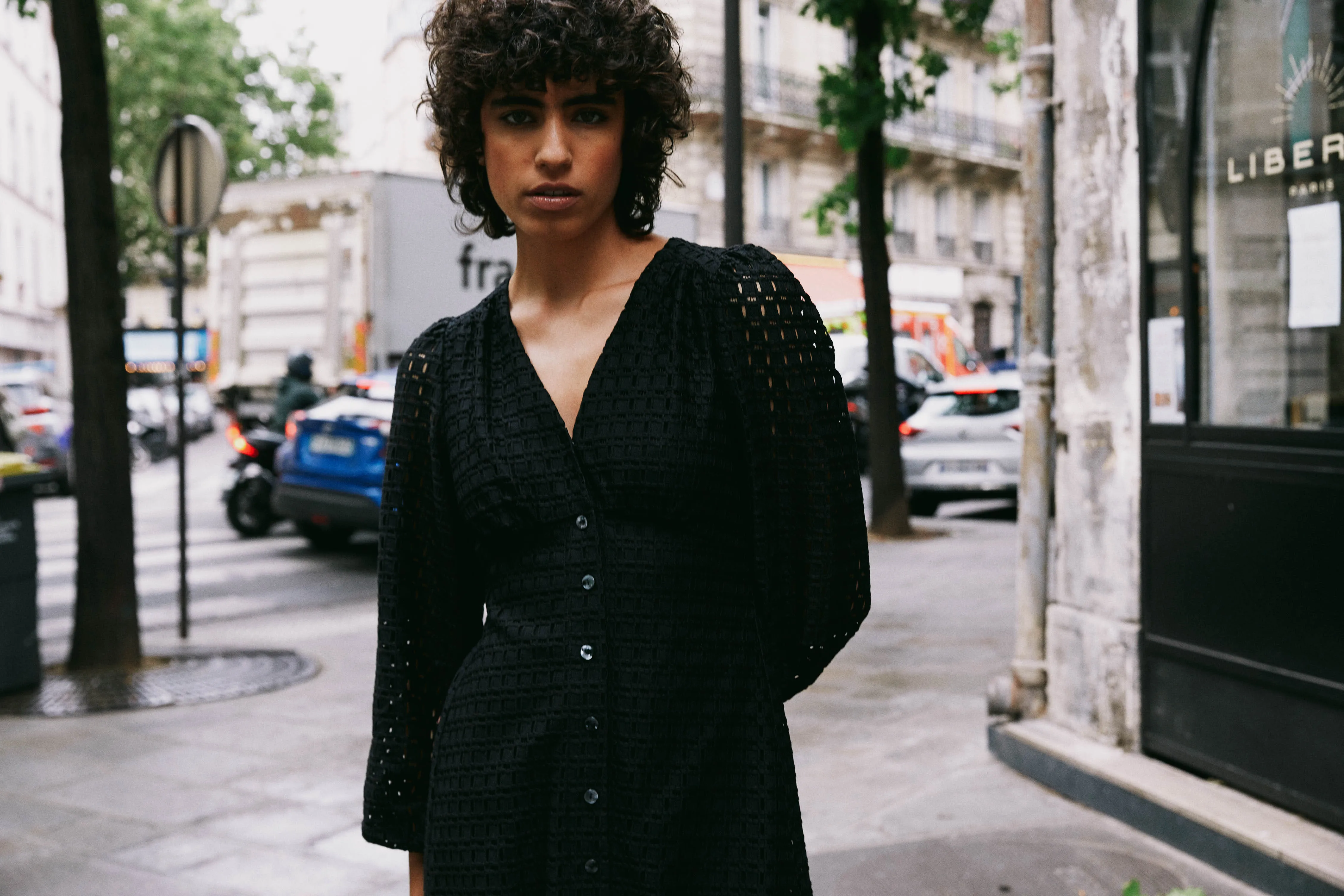 ROBE WENDY NOIR sold by FRNCH product image thumbnail 4