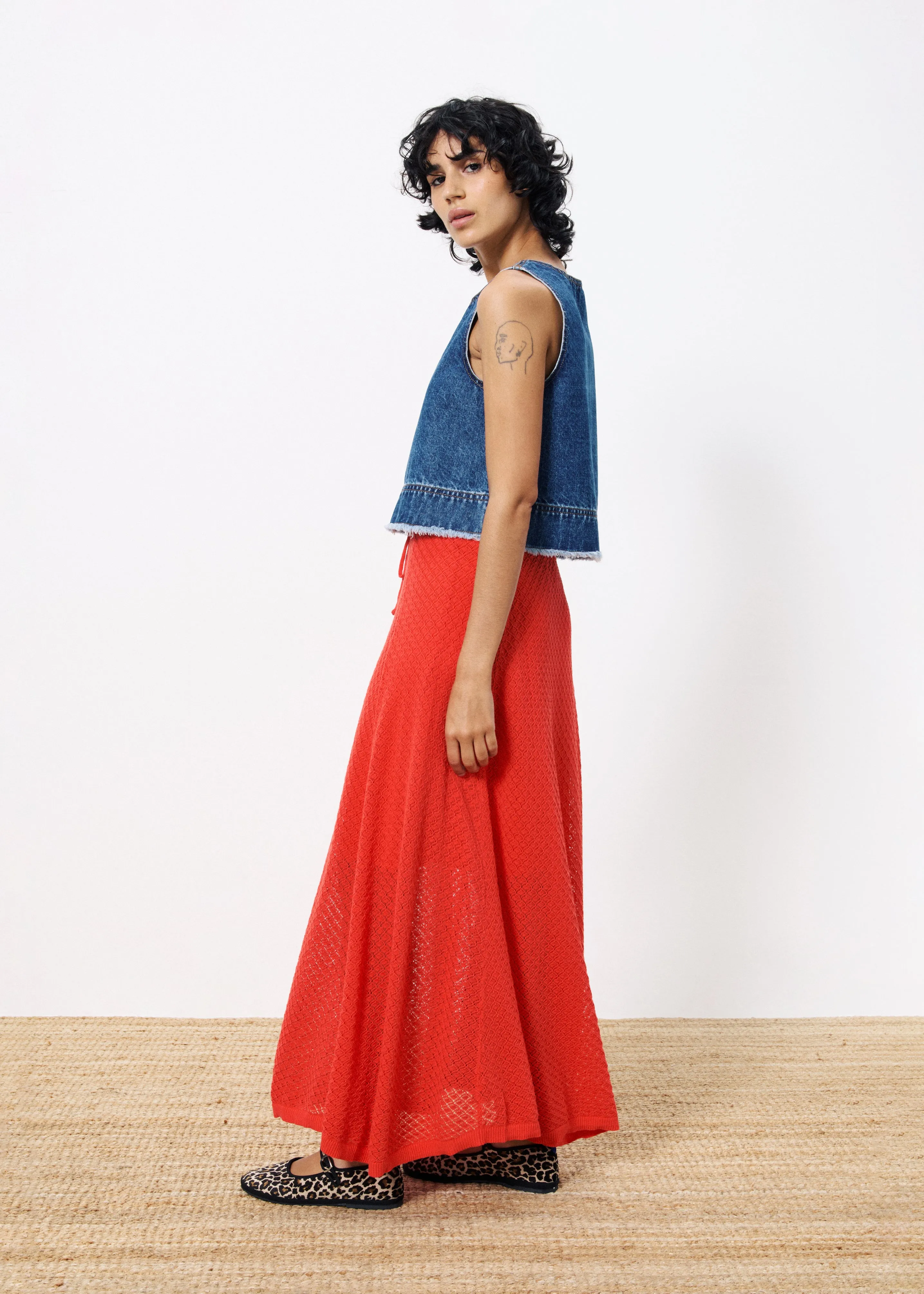 Top DAFNE Bleu jean sold by FRNCH product image thumbnail 5