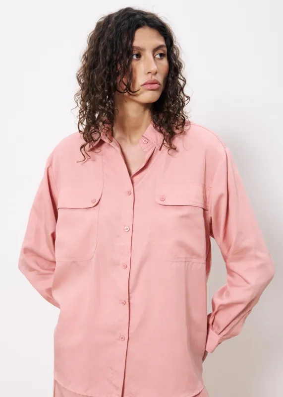 Chemise VIVIENNE Rose pale sold by FRNCH