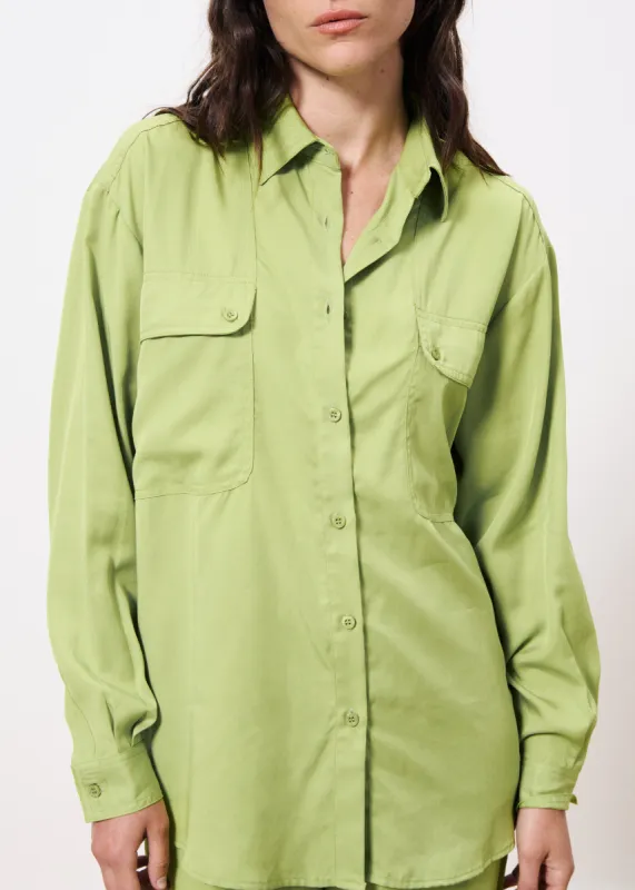 Chemise VIVIENNE Citron vert sold by FRNCH