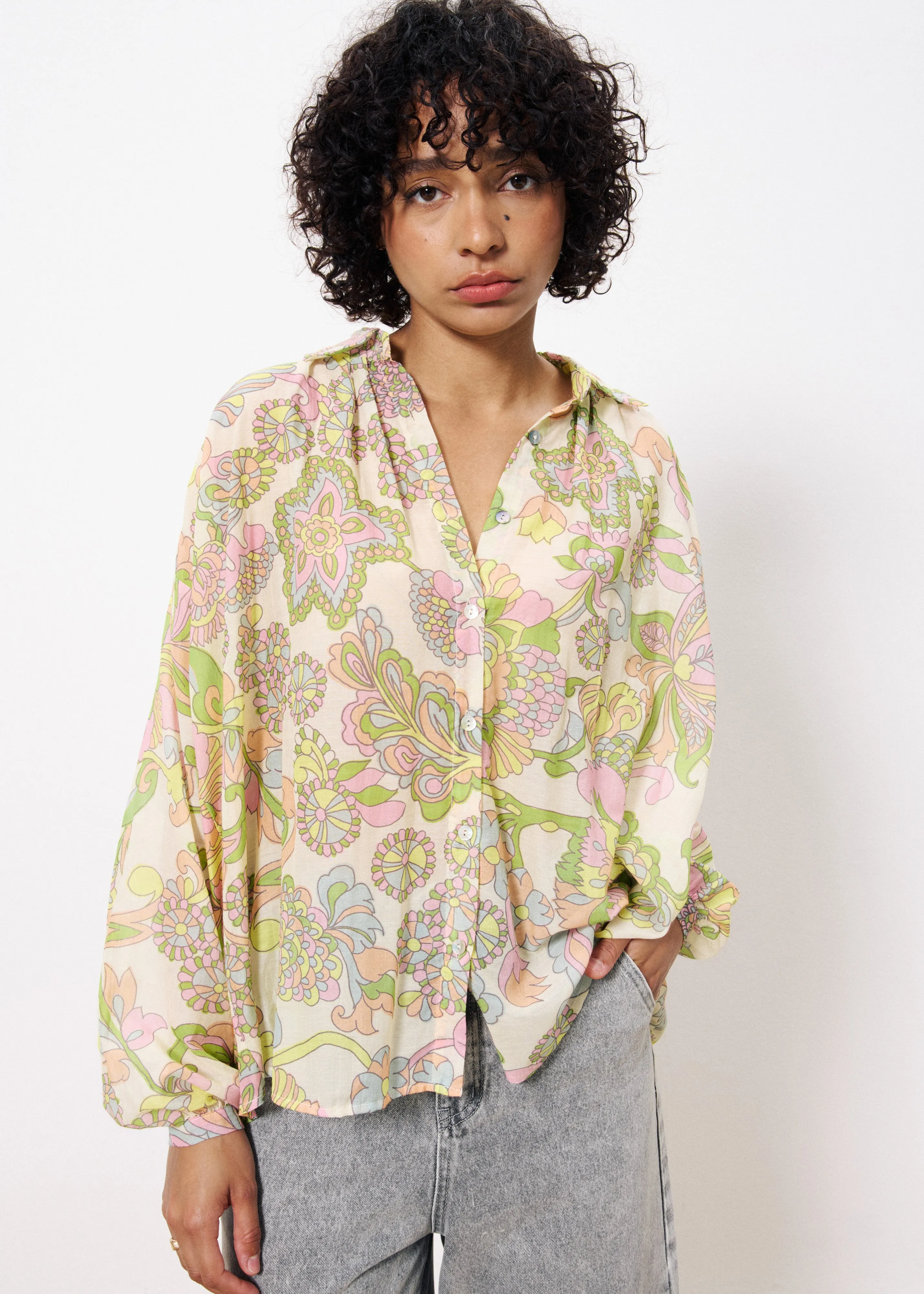 Chemise ISNELLE Cachemire sold by FRNCH product image thumbnail 4
