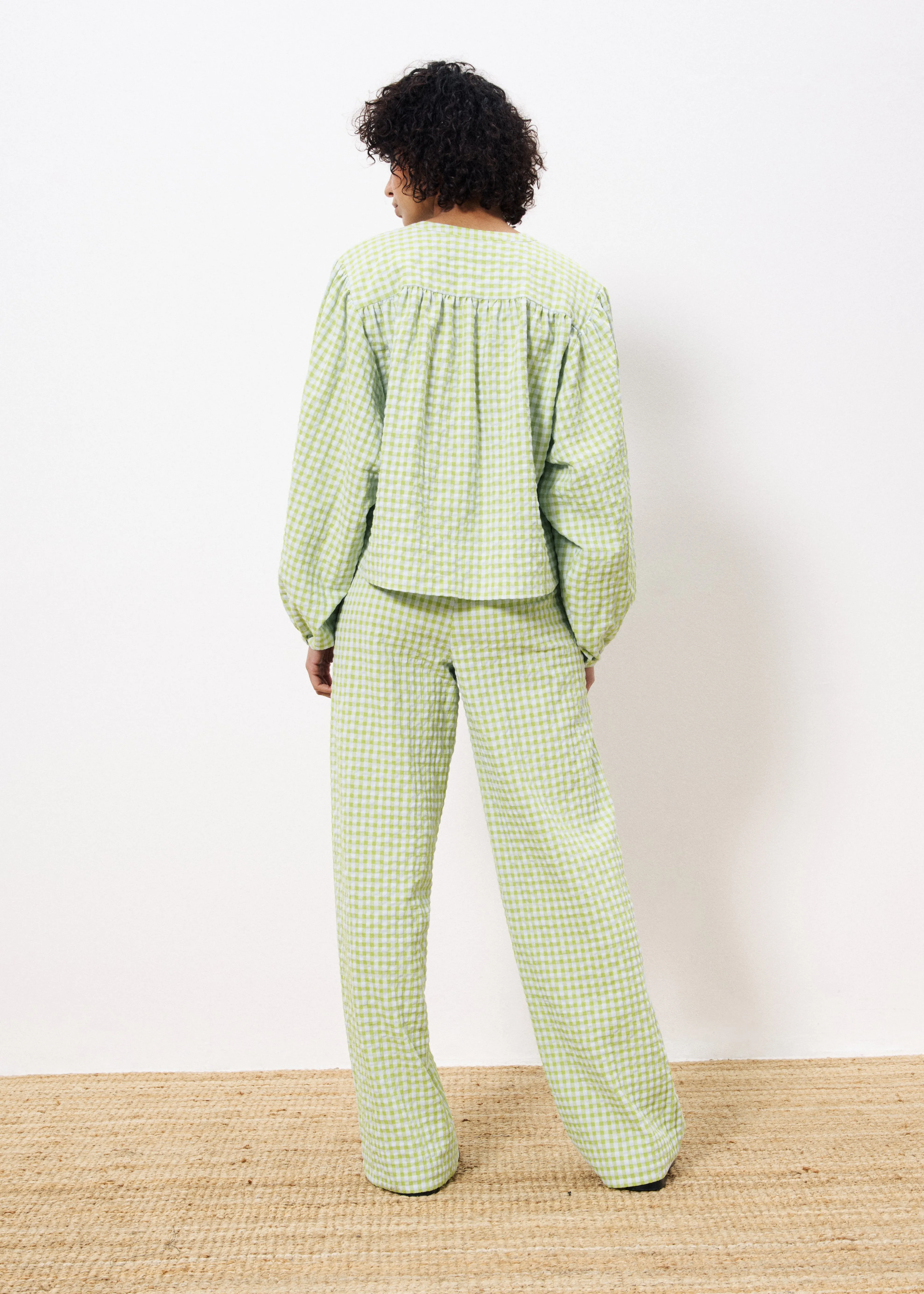 Blouse NOURA Citron vert sold by FRNCH product image thumbnail 4