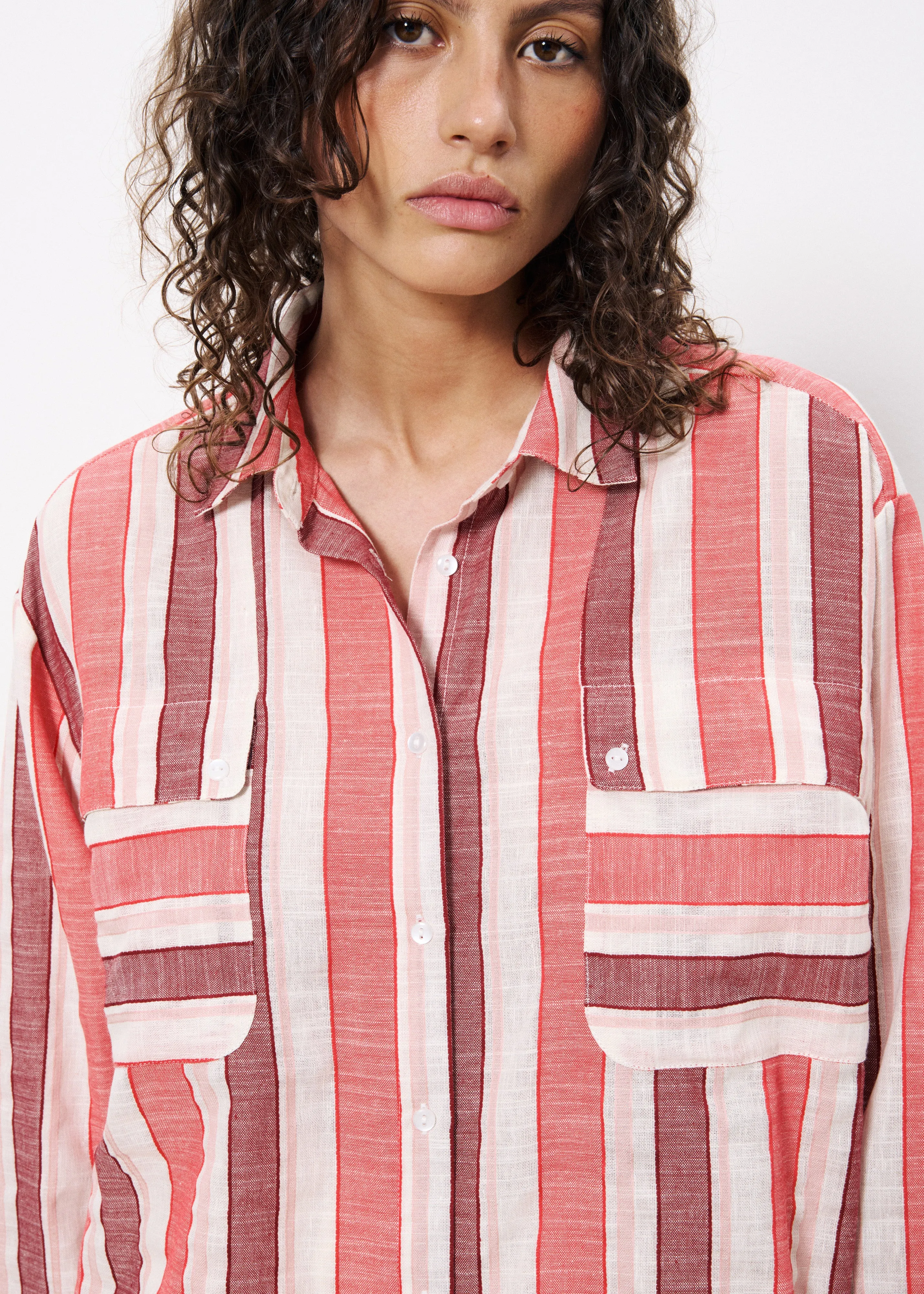 Chemise IZUMI Rouge sold by FRNCH product image thumbnail 4