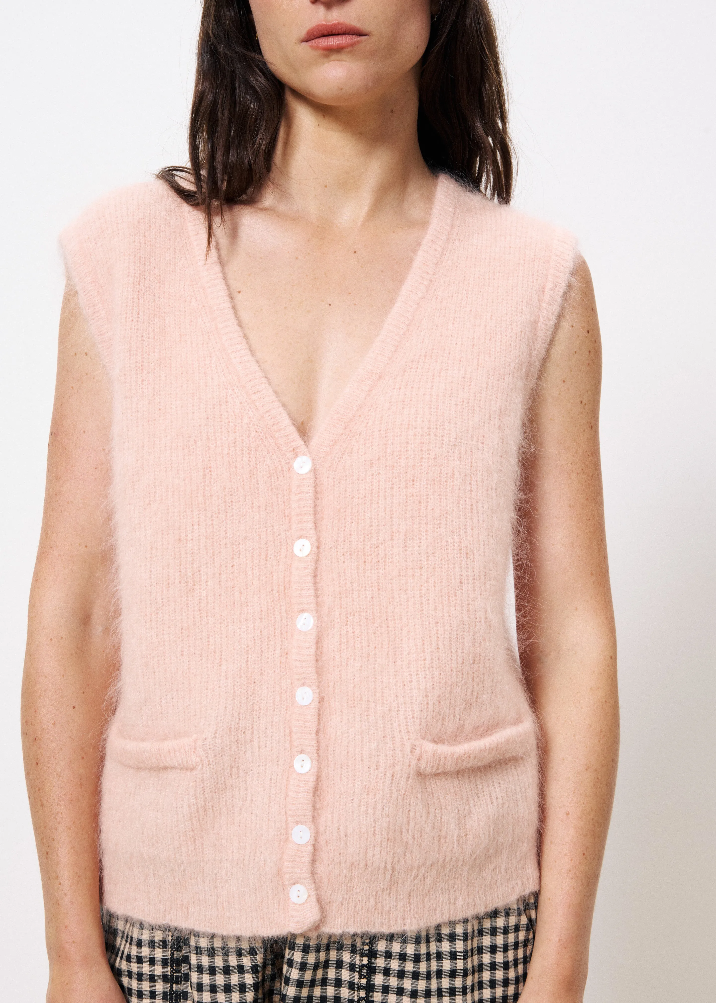 Cardigan MELIZA Rose pale sold by FRNCH product image thumbnail 4