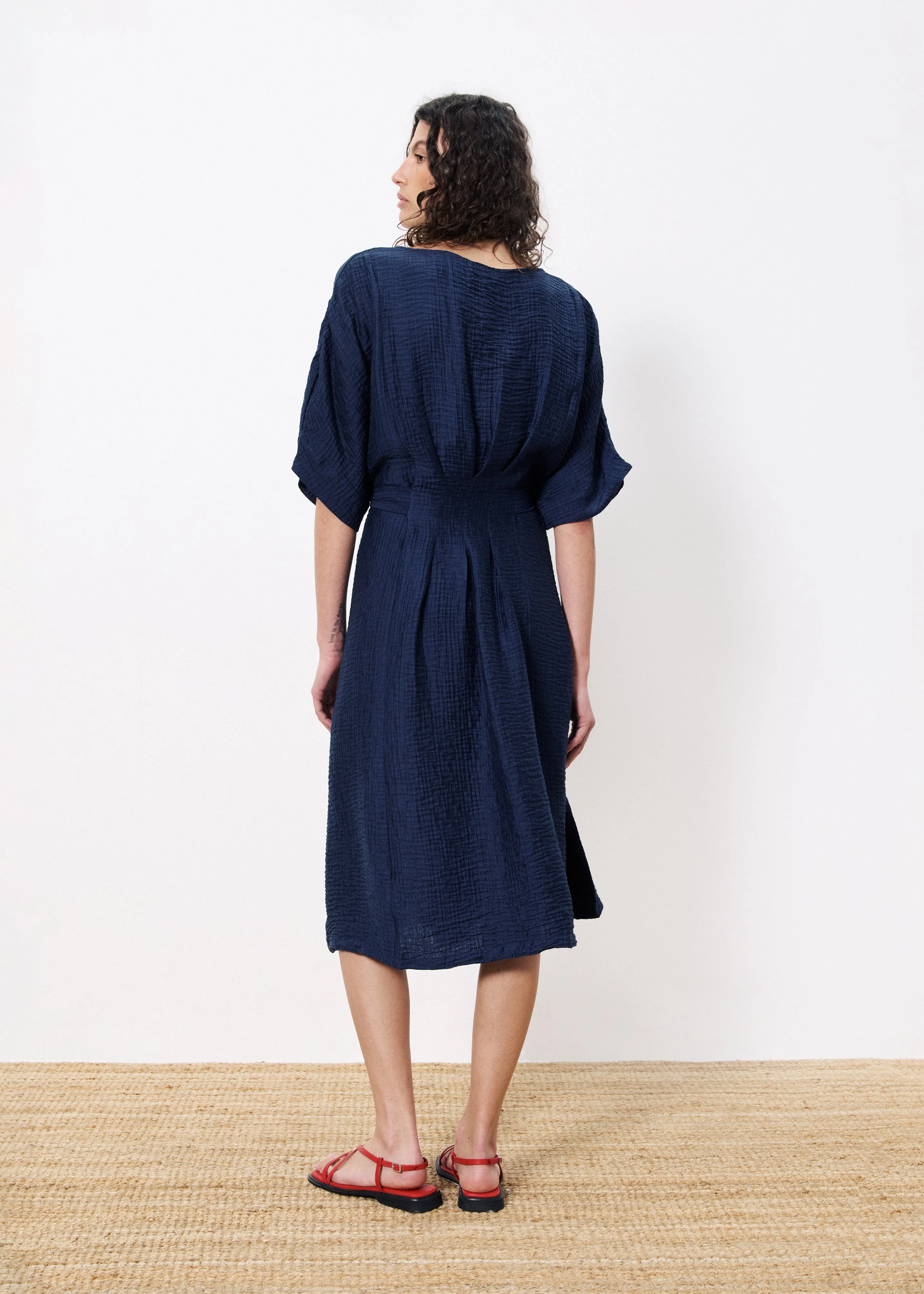 Robe NICKIE Bleu marine sold by FRNCH product image thumbnail 3