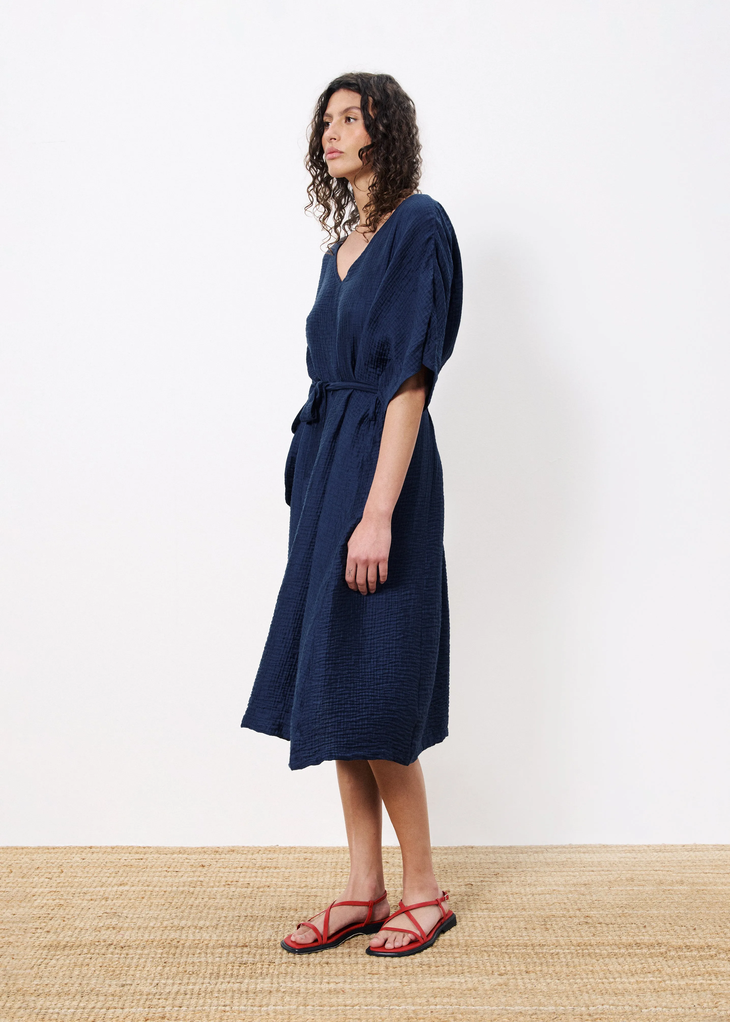 Robe NICKIE Bleu marine sold by FRNCH product image thumbnail 2