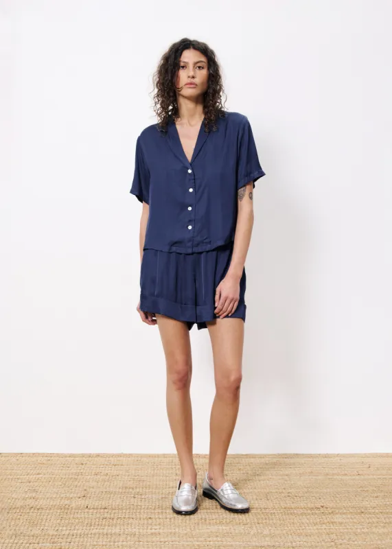 Short NOELLE Bleu marine sold by FRNCH