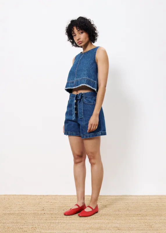 Short NEMA Bleu jean sold by FRNCH
