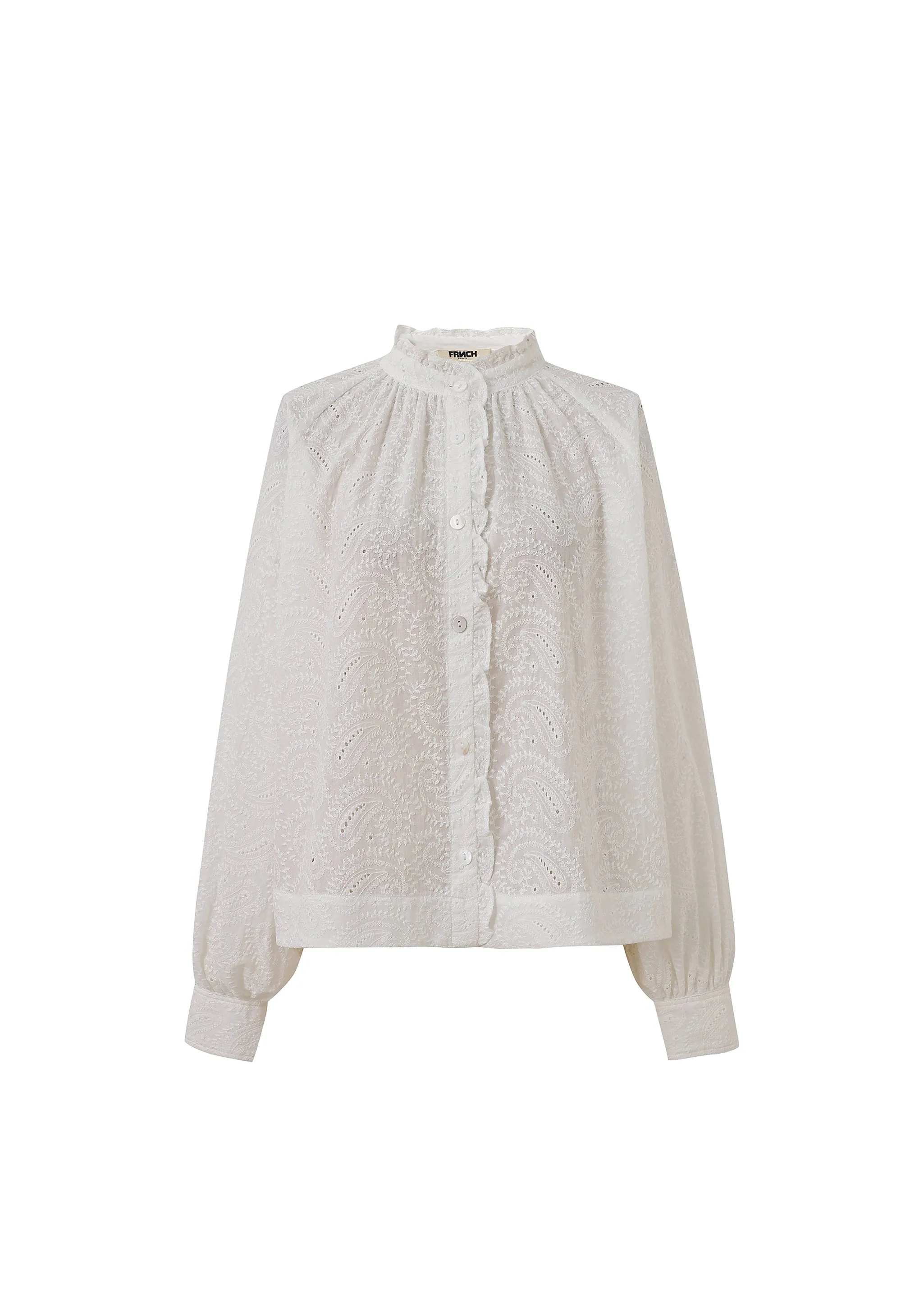 Chemise ECRIN Blanc sold by FRNCH product image thumbnail 5