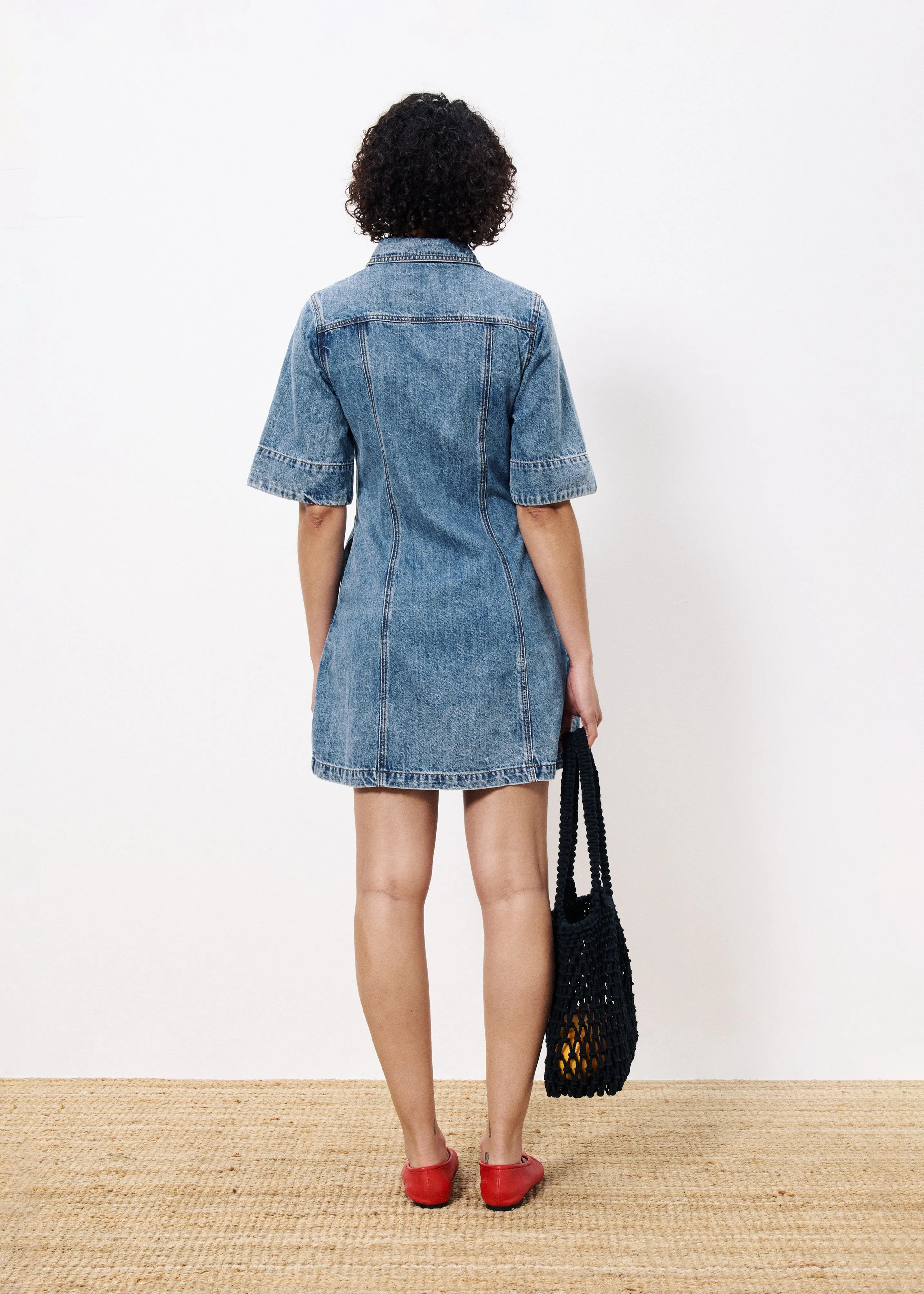 Robe ELLYNE Bleu jean sold by FRNCH product image thumbnail 4