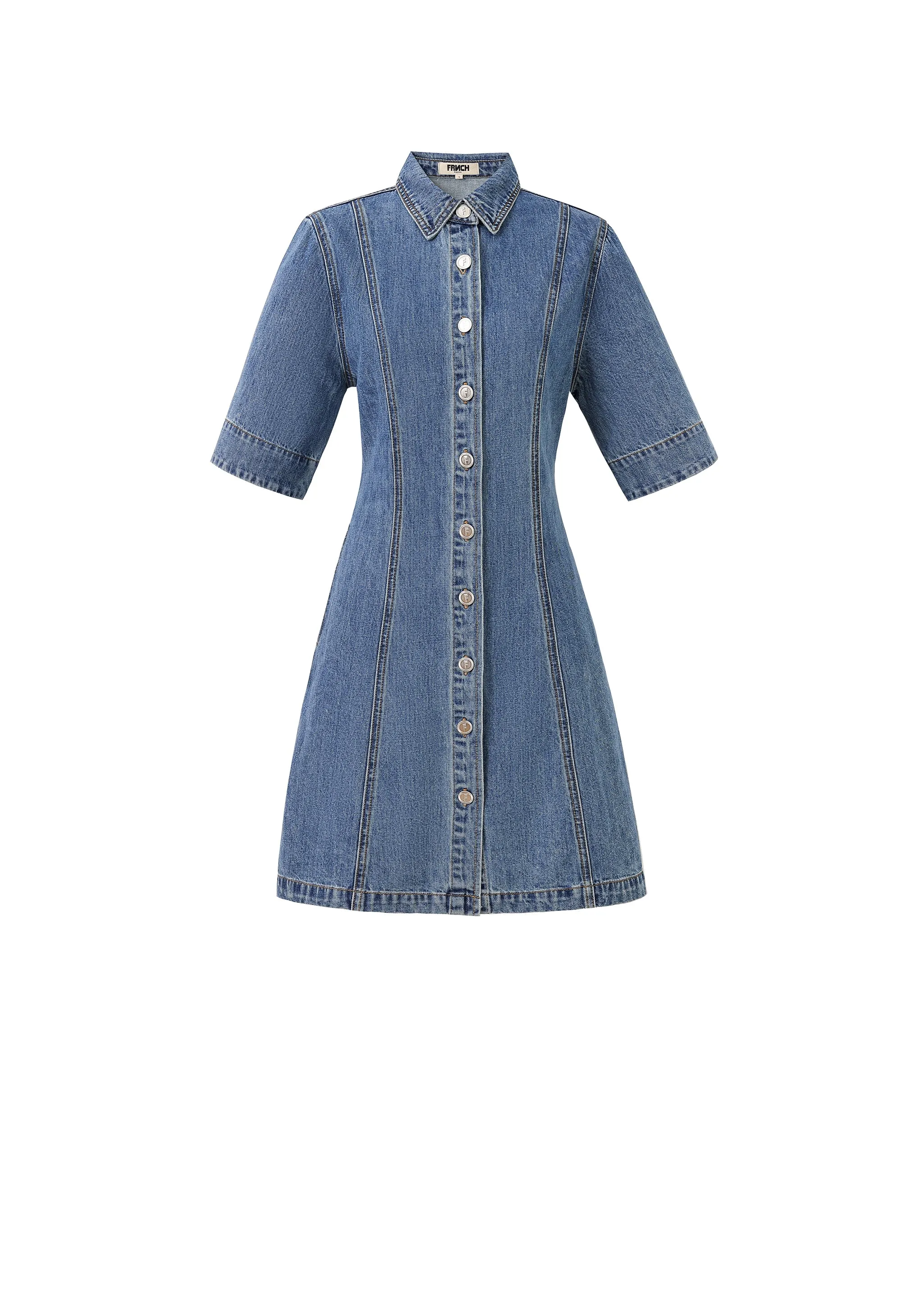Robe ELLYNE Bleu jean sold by FRNCH product image thumbnail 5