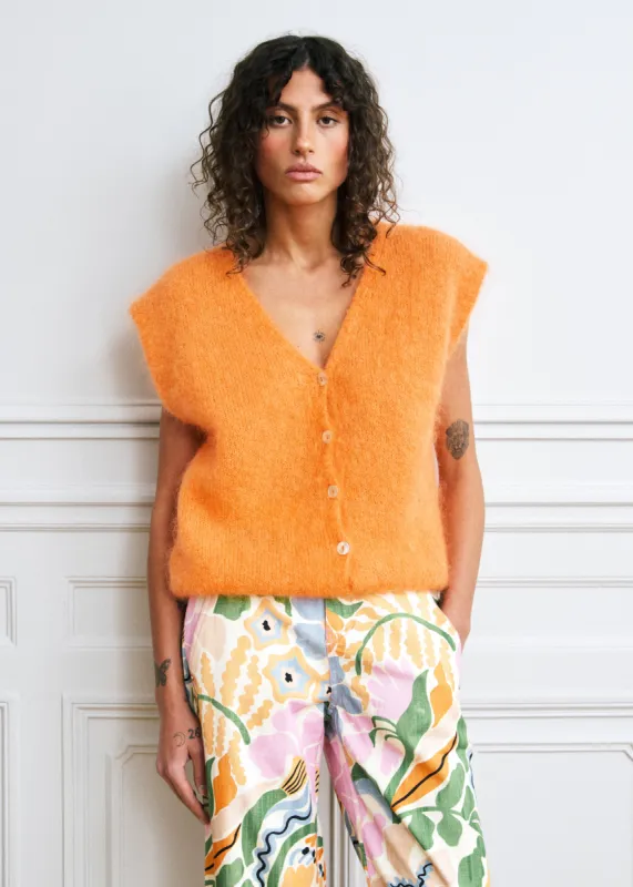 Gilet NEVY Orange sold by FRNCH