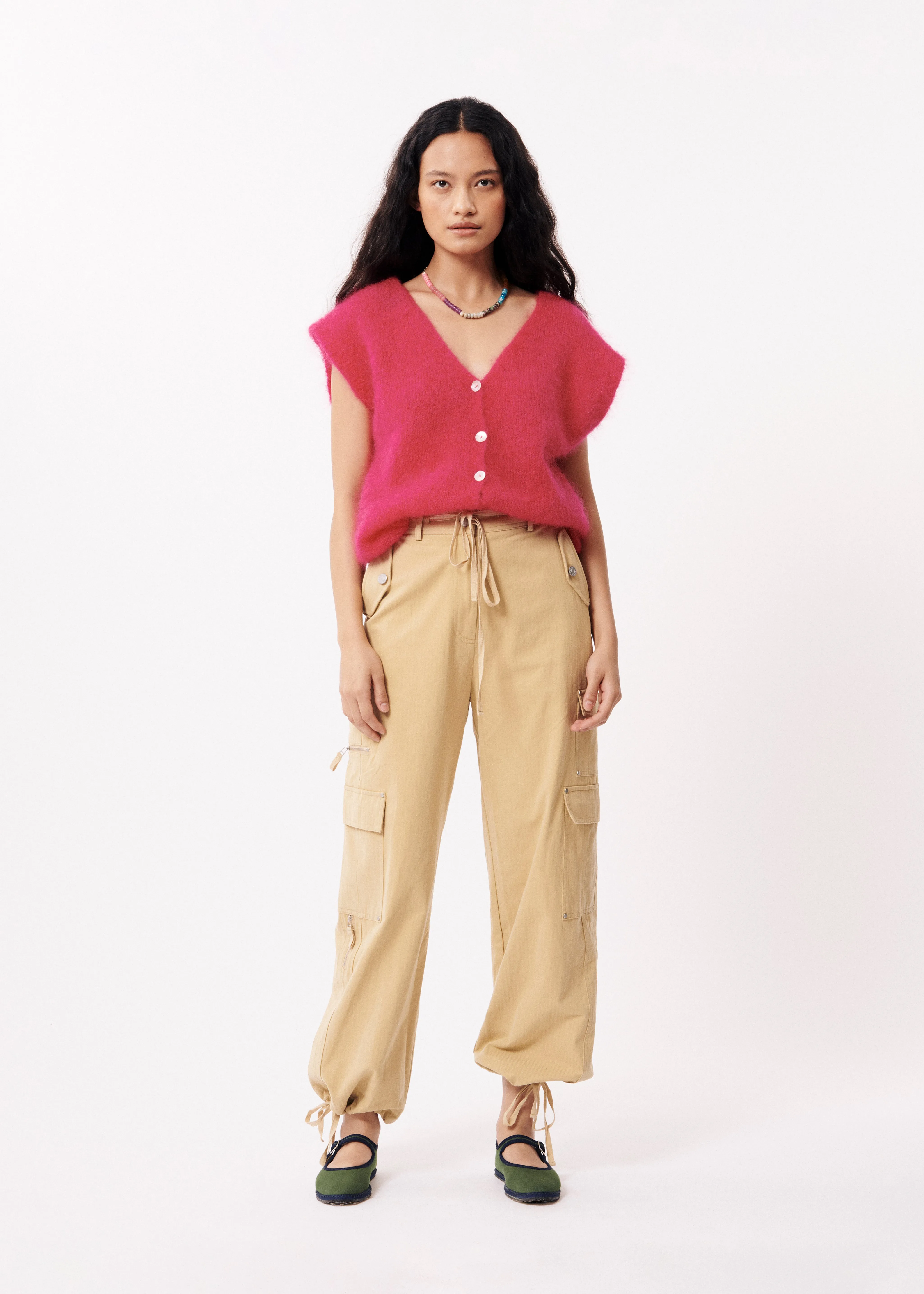 Gilet NEVY Fuchsia sold by FRNCH product image thumbnail 3