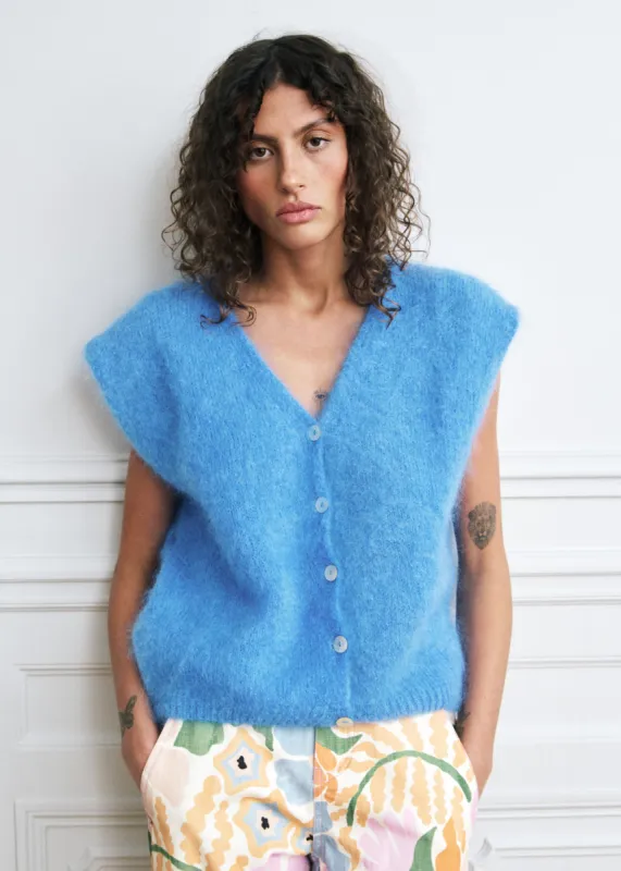 Gilet NEVY Bleu electrique sold by FRNCH