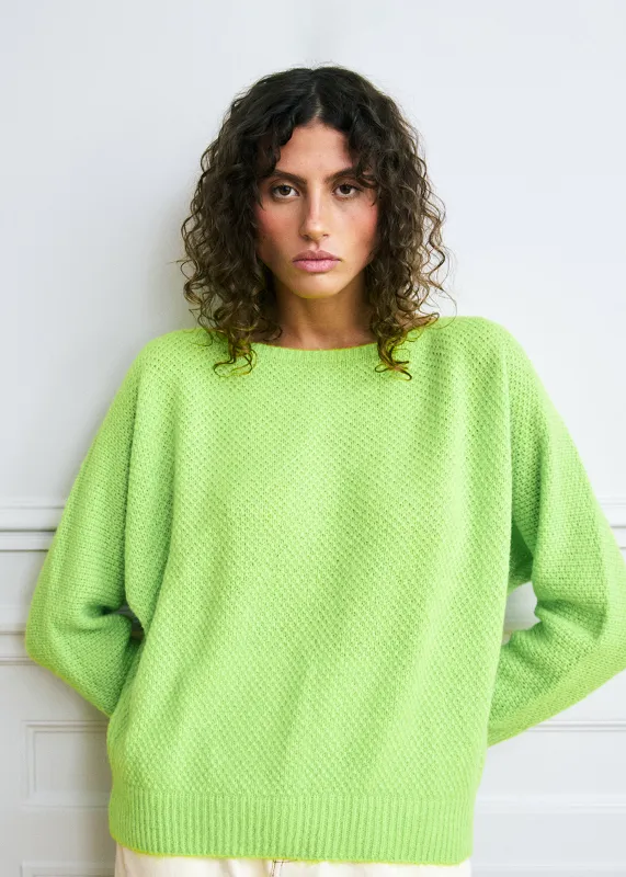 Pull SYLVIE Citron vert sold by FRNCH