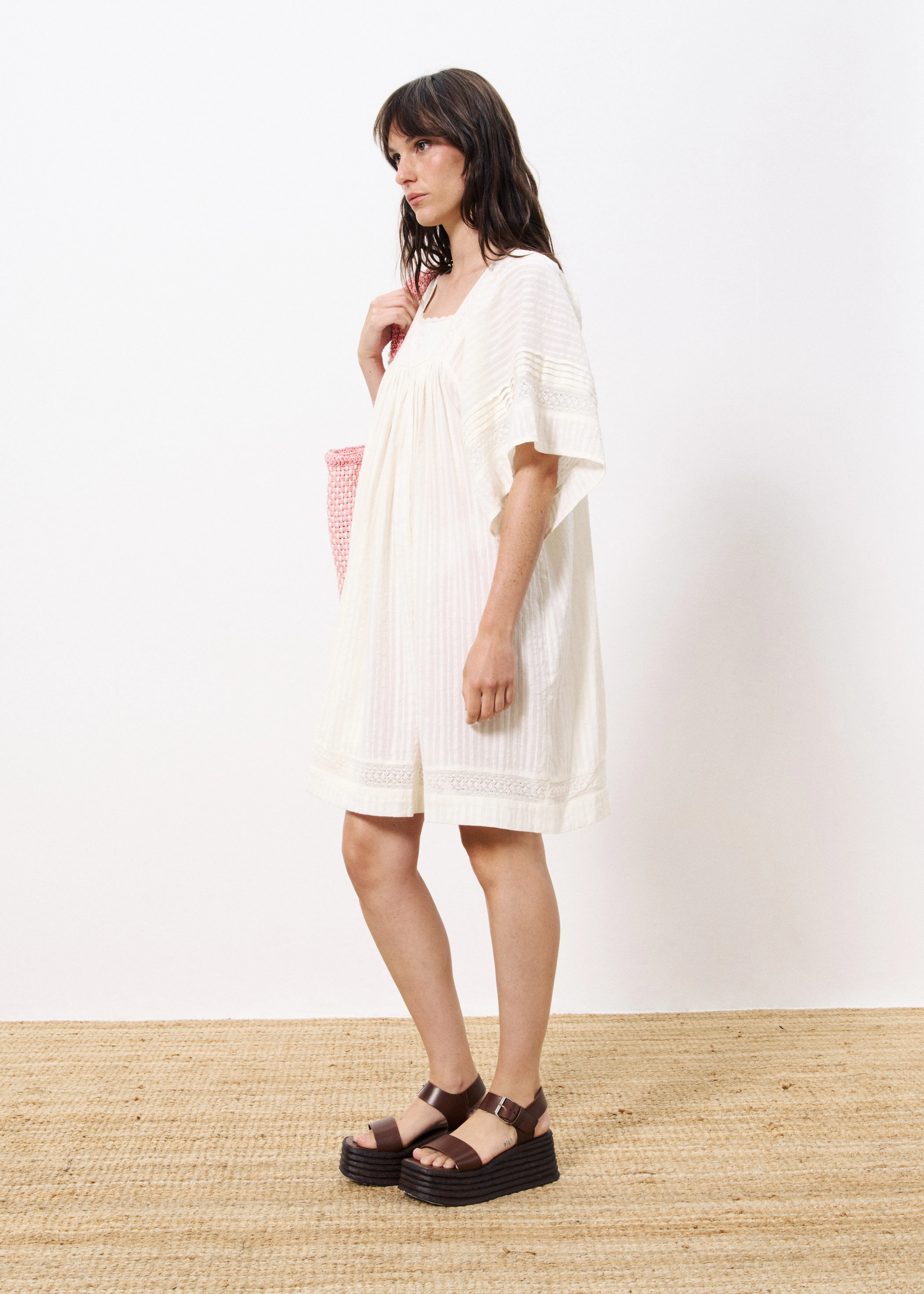 Robe ADELAIS Creme sold by FRNCH product image thumbnail 2