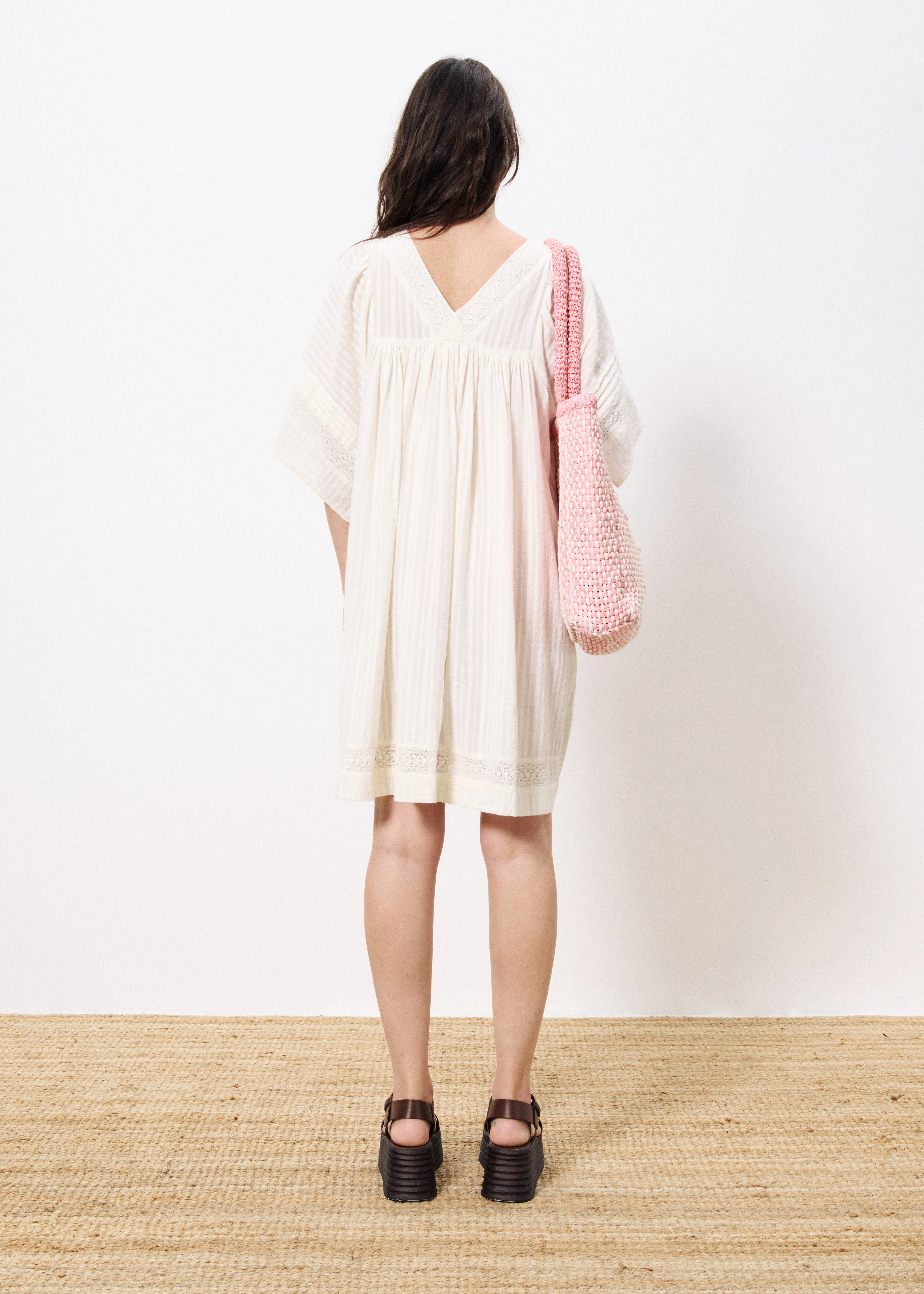 Robe ADELAIS Creme sold by FRNCH product image thumbnail 3