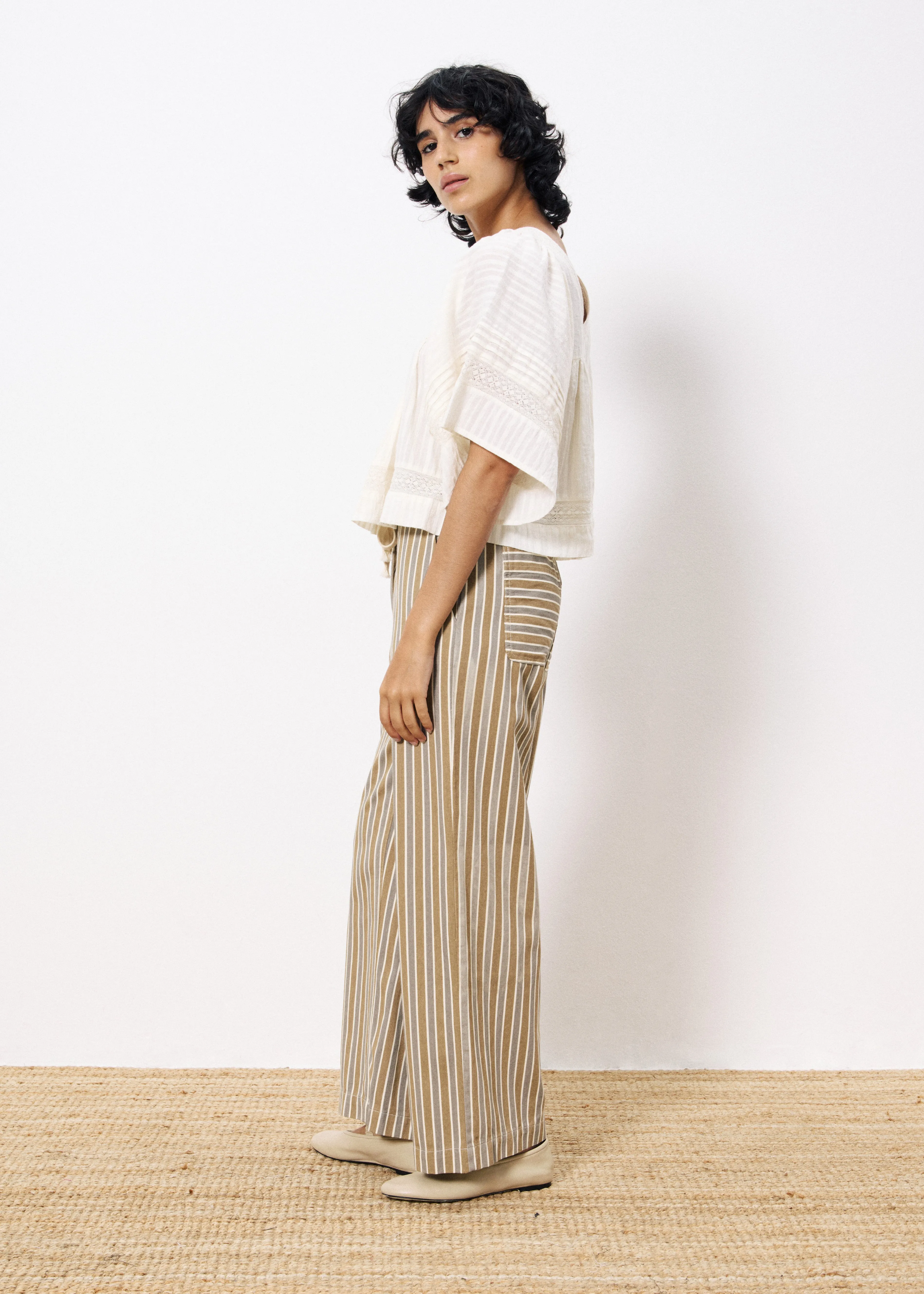 Blouse PATRICIE Creme sold by FRNCH product image thumbnail 2