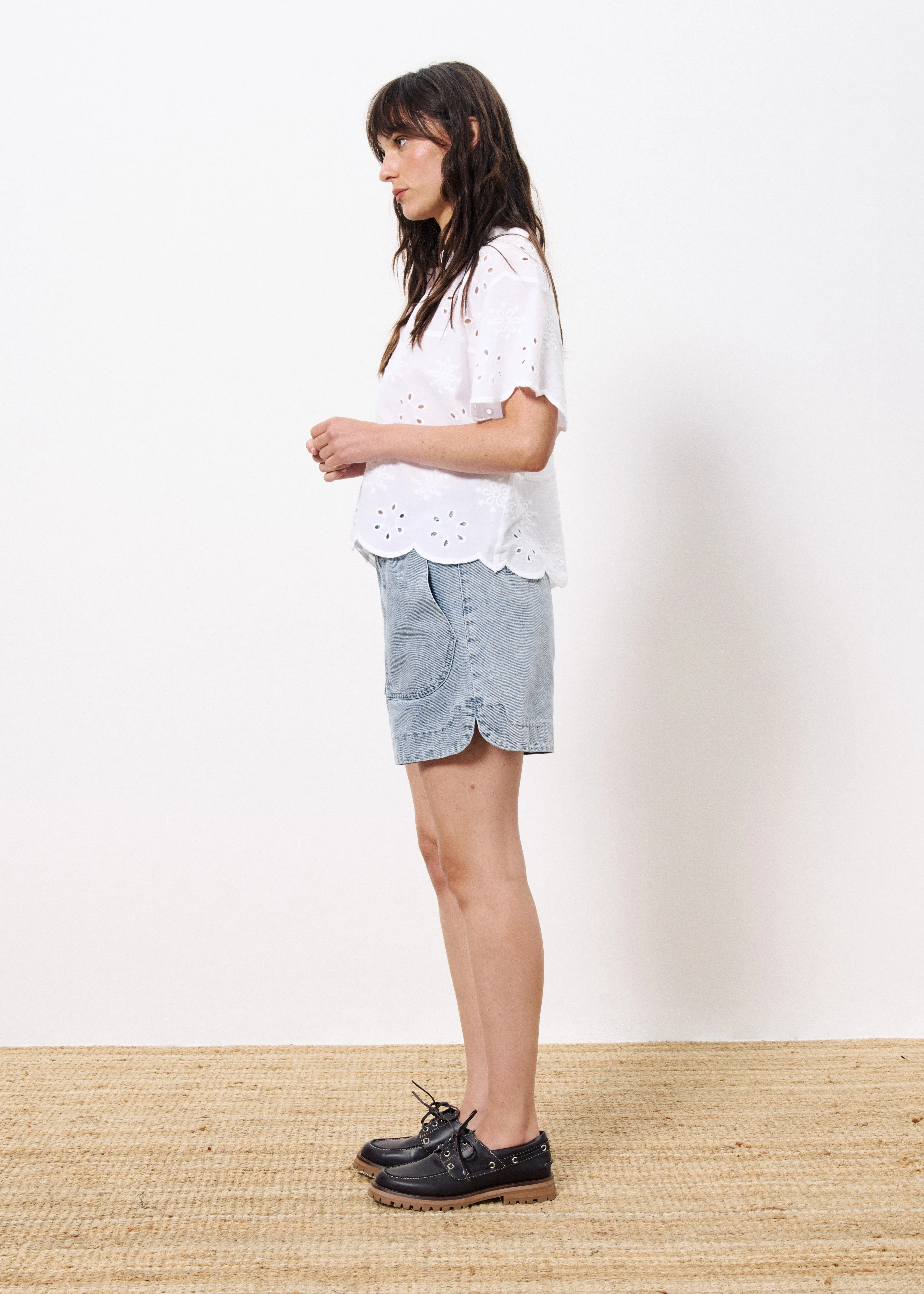 Chemise NEDA Blanc sold by FRNCH product image thumbnail 2