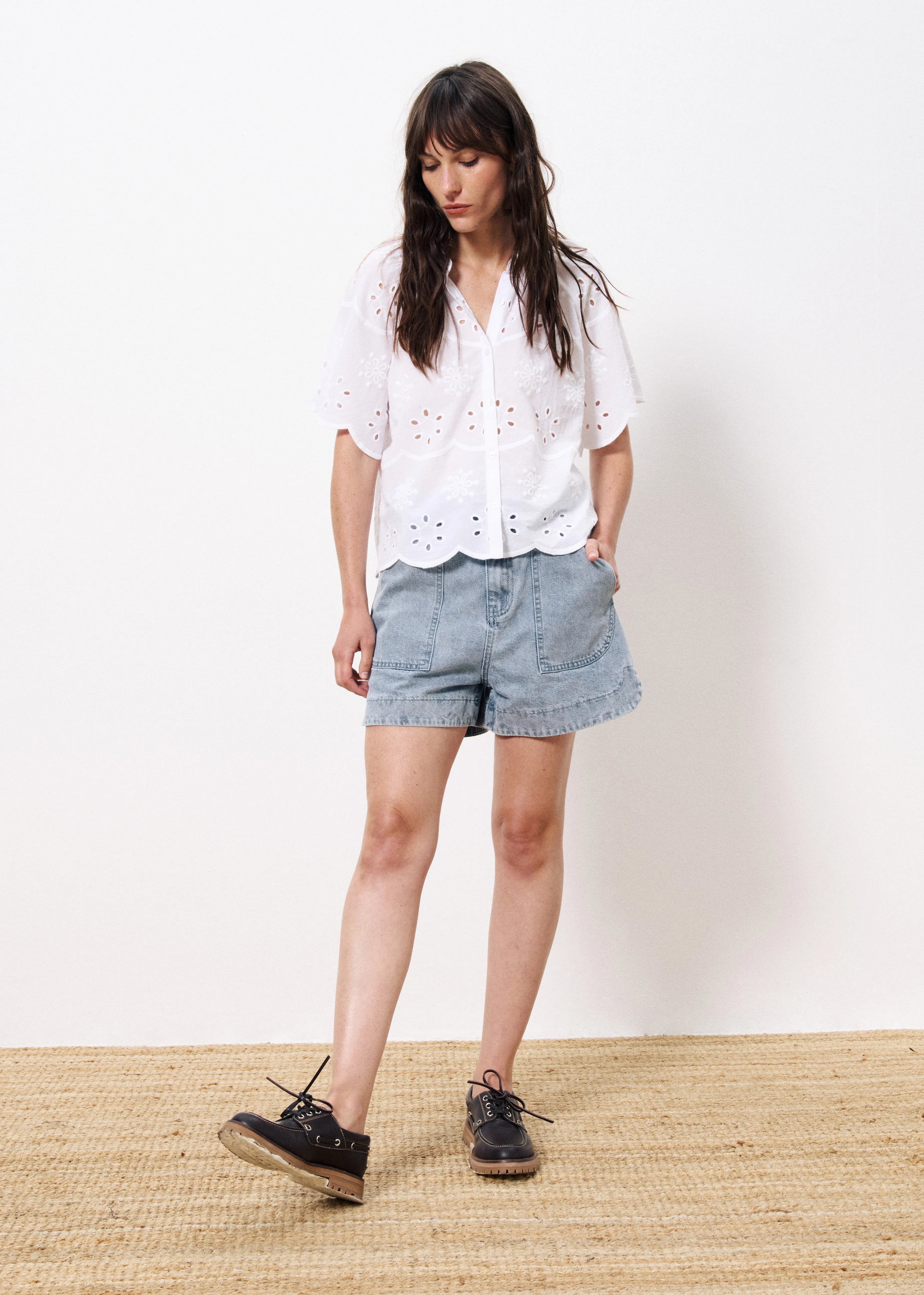 Chemise NEDA Blanc sold by FRNCH