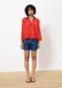 Chemise PRICILLE Rouge sold by FRNCH