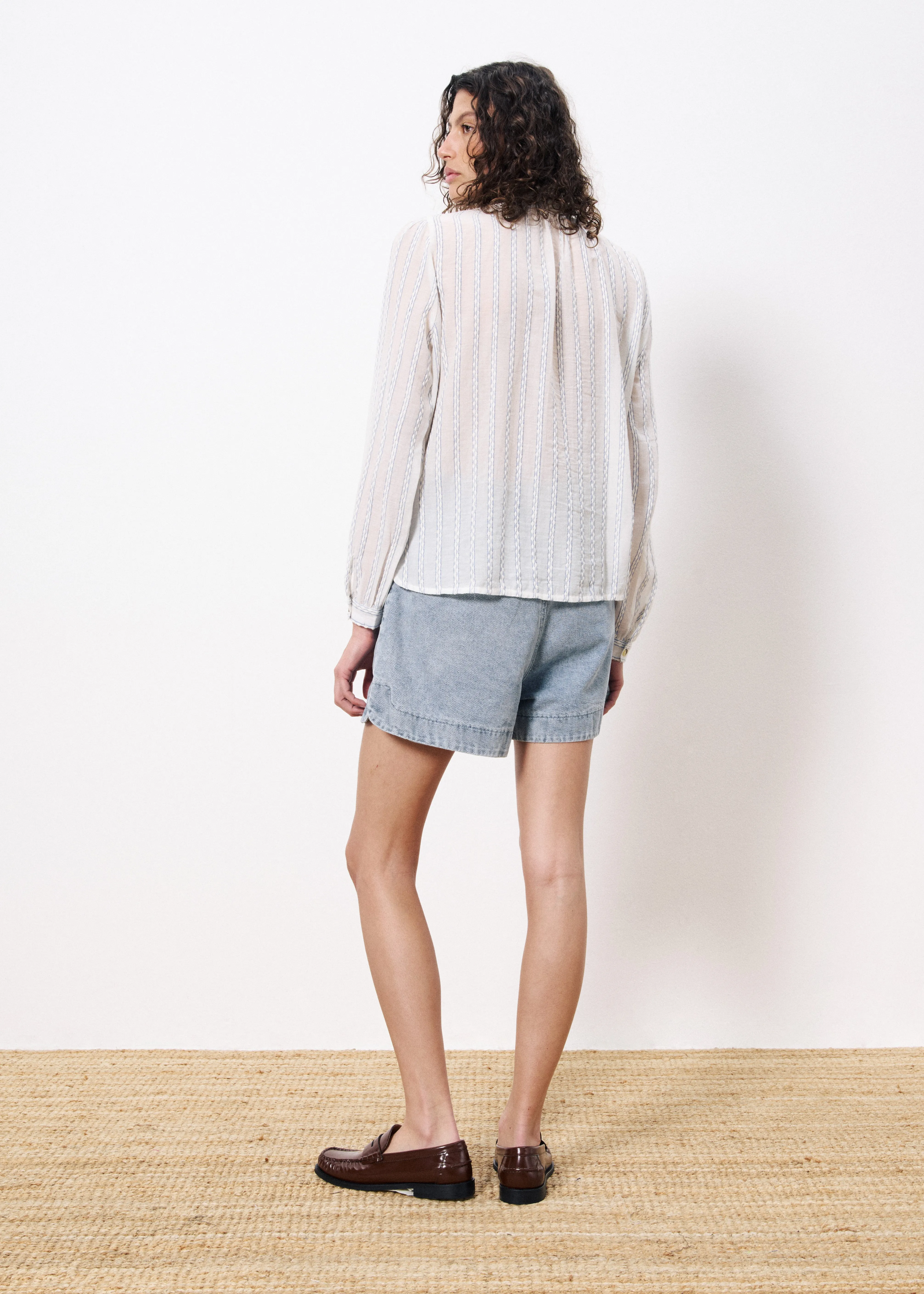 Chemise CELENA Blanc sold by FRNCH product image thumbnail 3