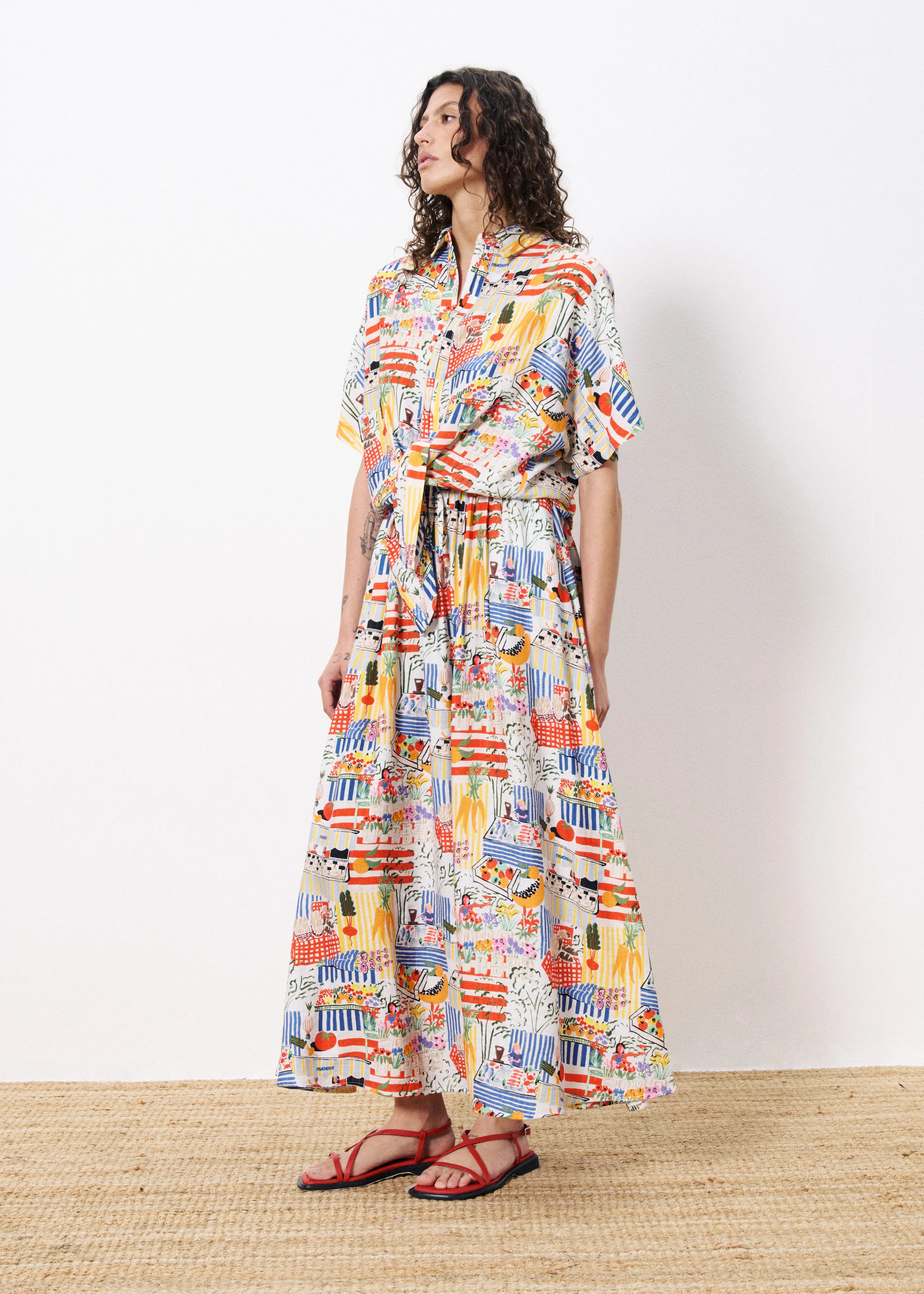 Chemise CELIANE Marche blanc sold by FRNCH product image thumbnail 2