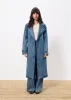 Trench CARMELINA Bleu jean sold by FRNCH