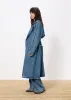 Trench CARMELINA Bleu jean sold by FRNCH