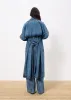 Trench CARMELINA Bleu jean sold by FRNCH