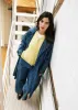 Trench CARMELINA Bleu jean sold by FRNCH