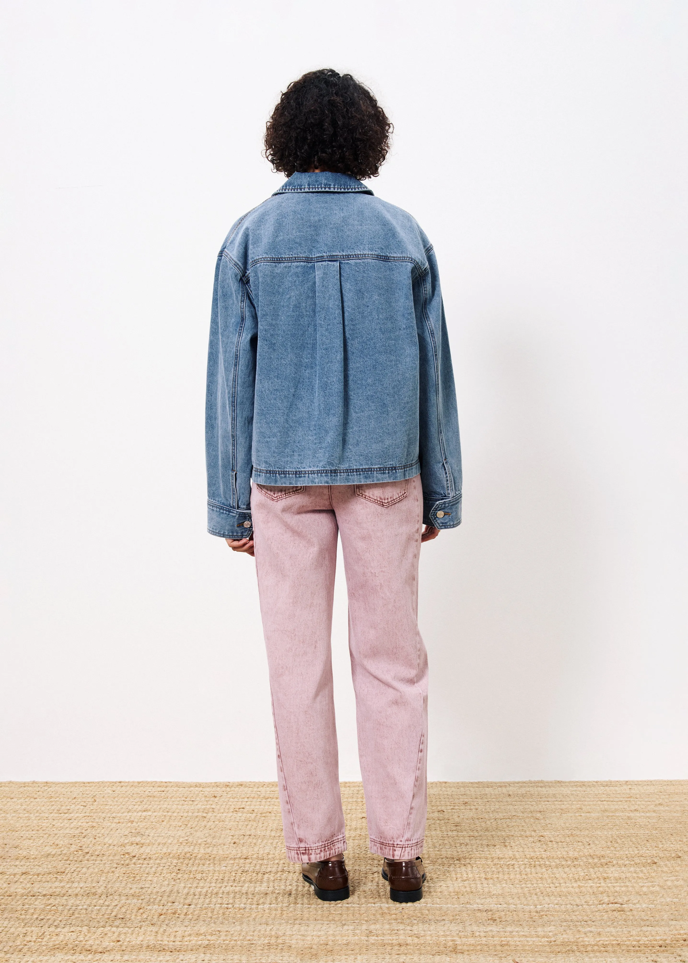 Veste DAINA Bleu jean sold by FRNCH product image thumbnail 3