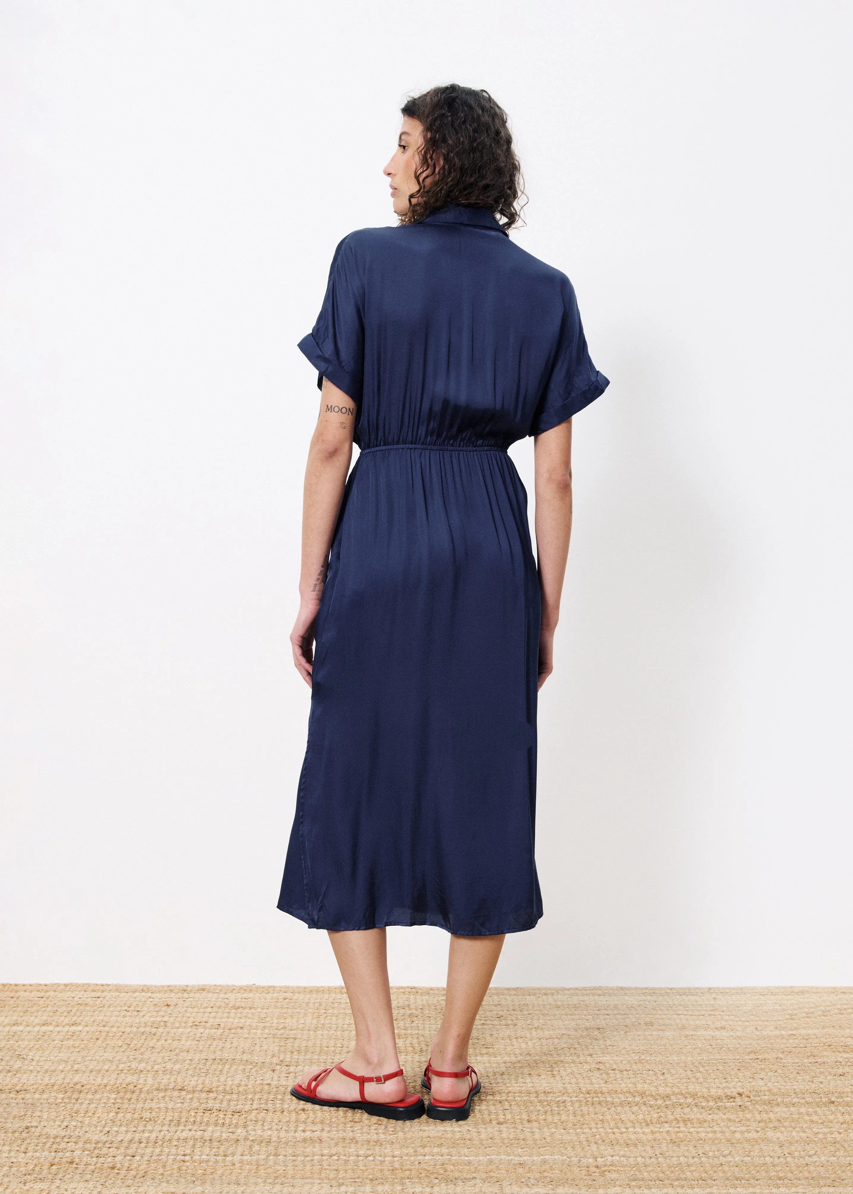 Robe ESTEE Bleu marine sold by FRNCH product image thumbnail 3