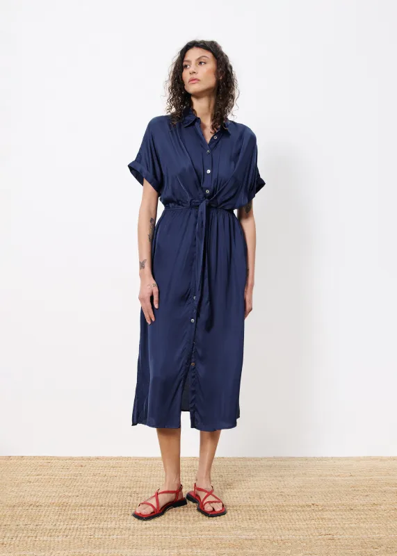 Robe ESTEE Bleu marine sold by FRNCH