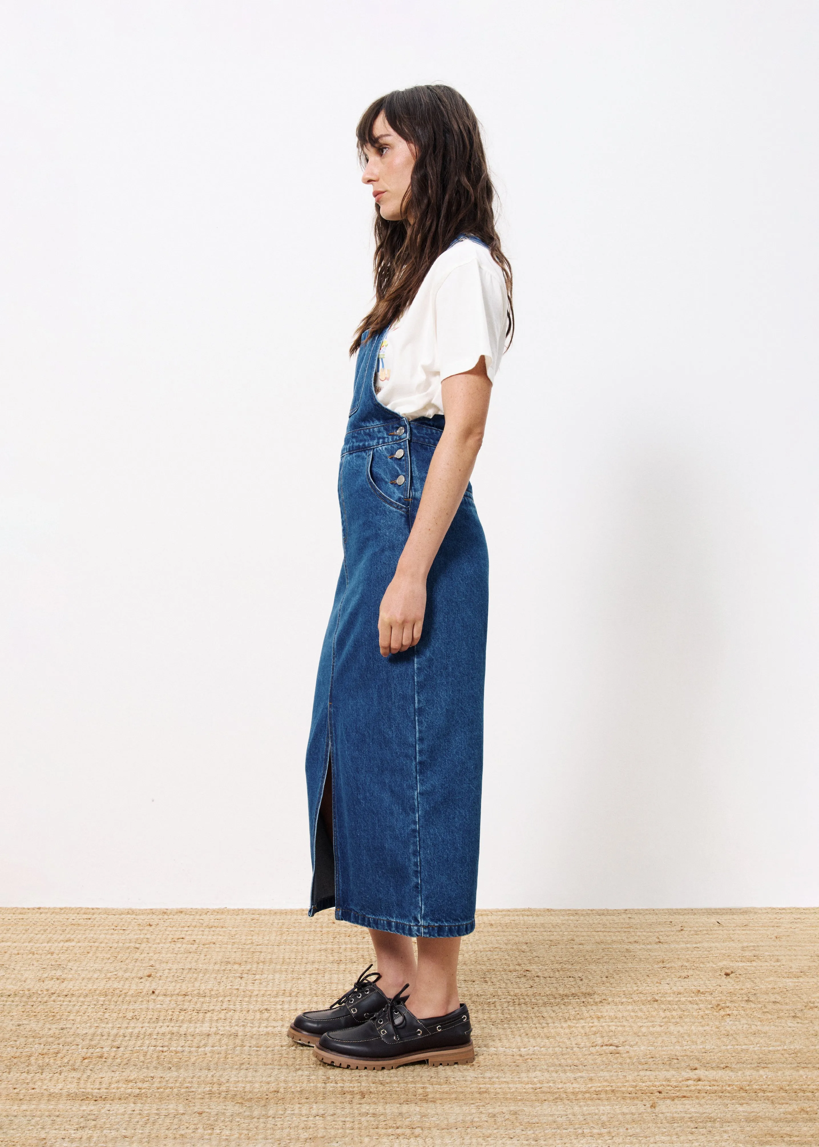 Robe salopette SELVI Bleu jean sold by FRNCH product image thumbnail 2