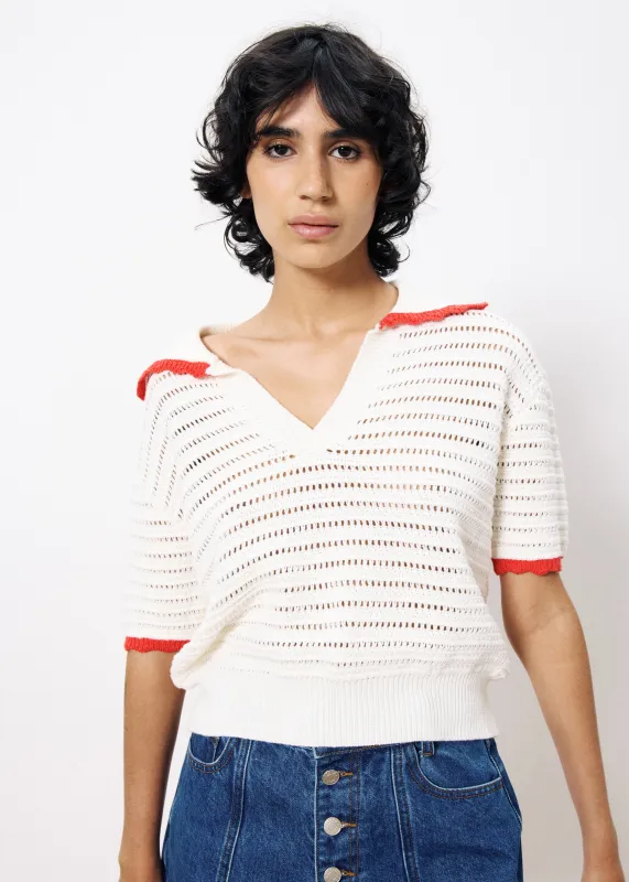 Pull CAINA Creme sold by FRNCH