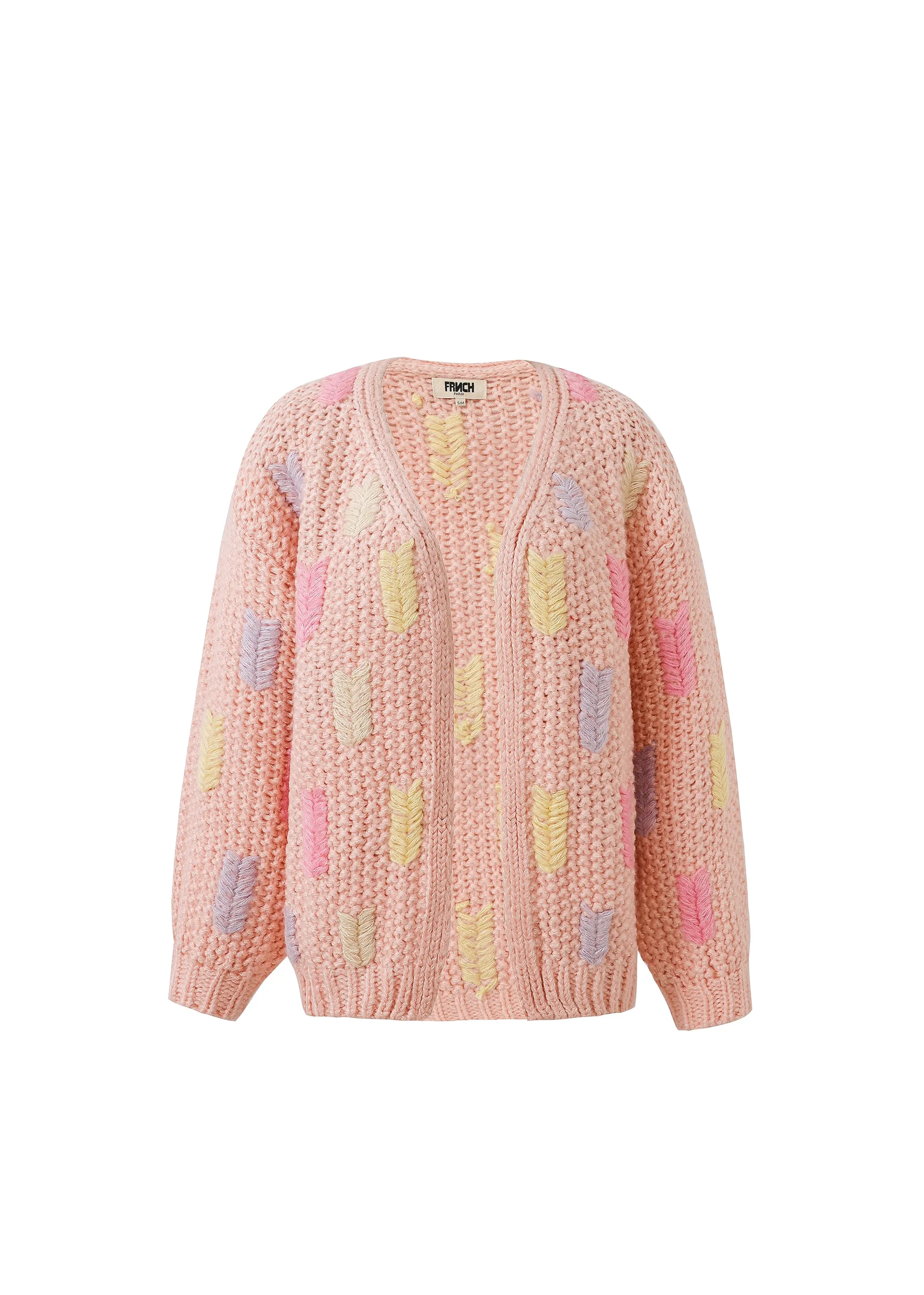 Cardigan LOBELIA Rose pale sold by FRNCH product image thumbnail 5