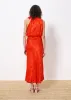 Robe NELCIE Rouge sold by FRNCH