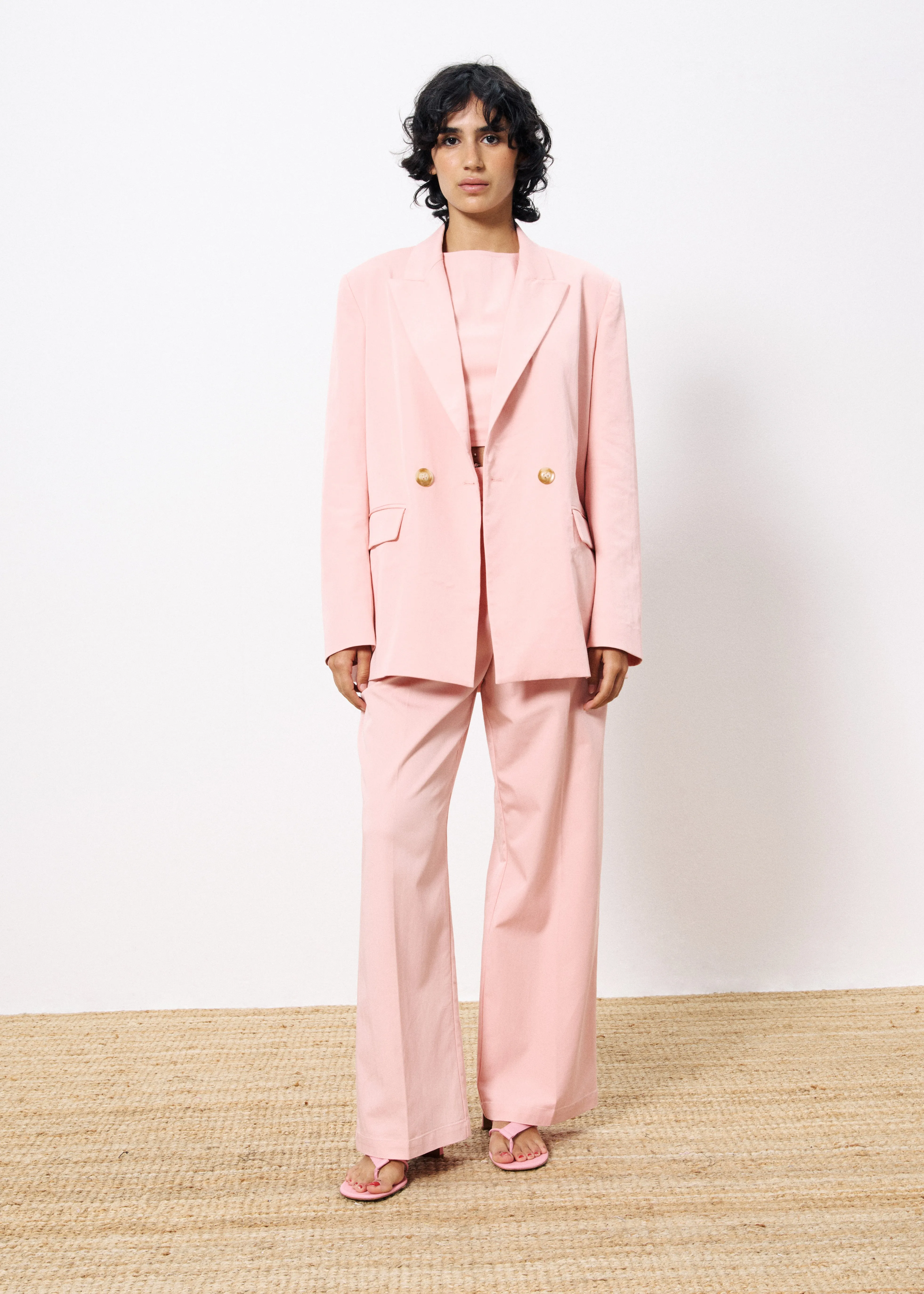 Blazer GARANCE Rose pale sold by FRNCH