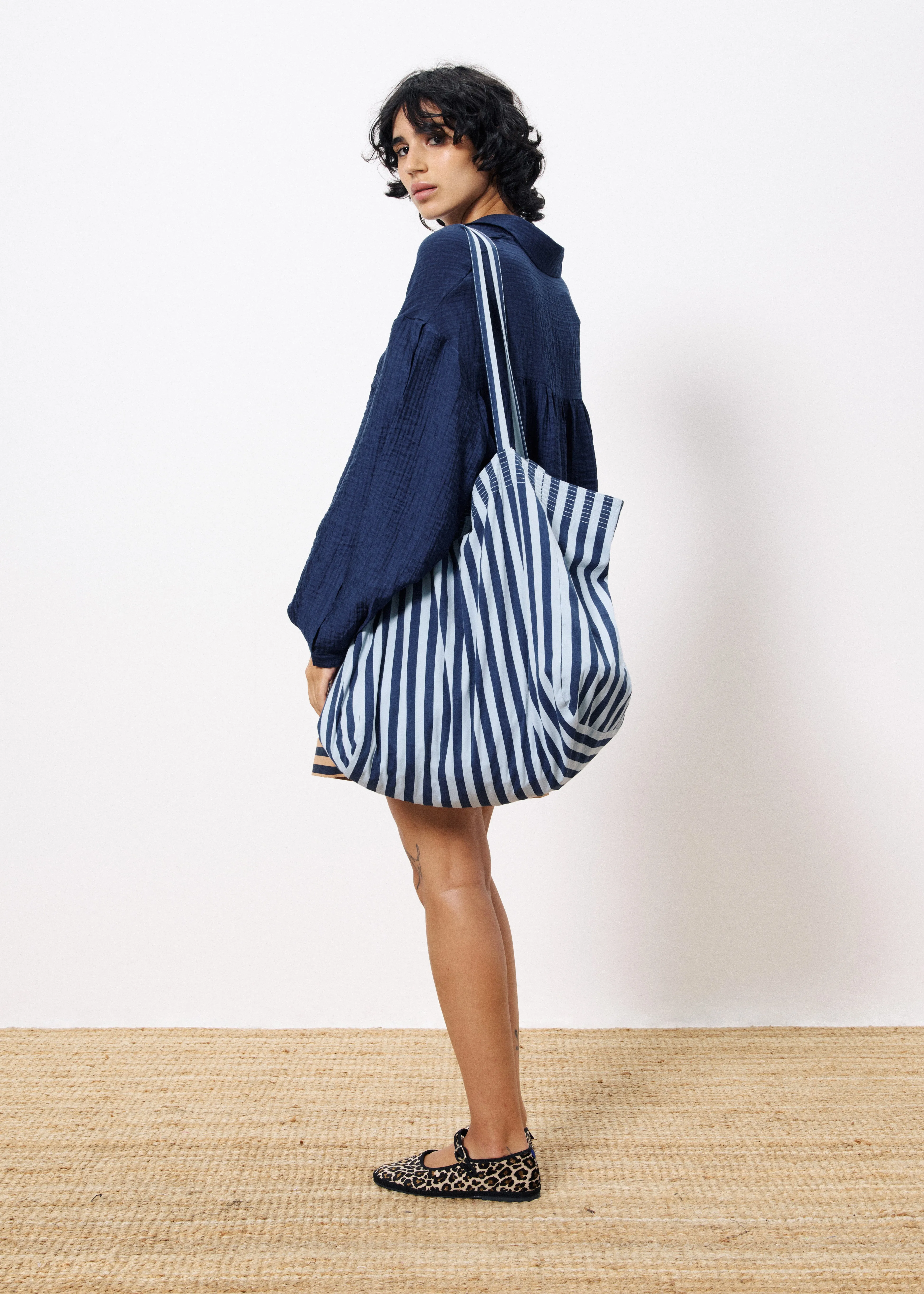 Chemise CHARLOTTE Bleu marine sold by FRNCH product image thumbnail 2