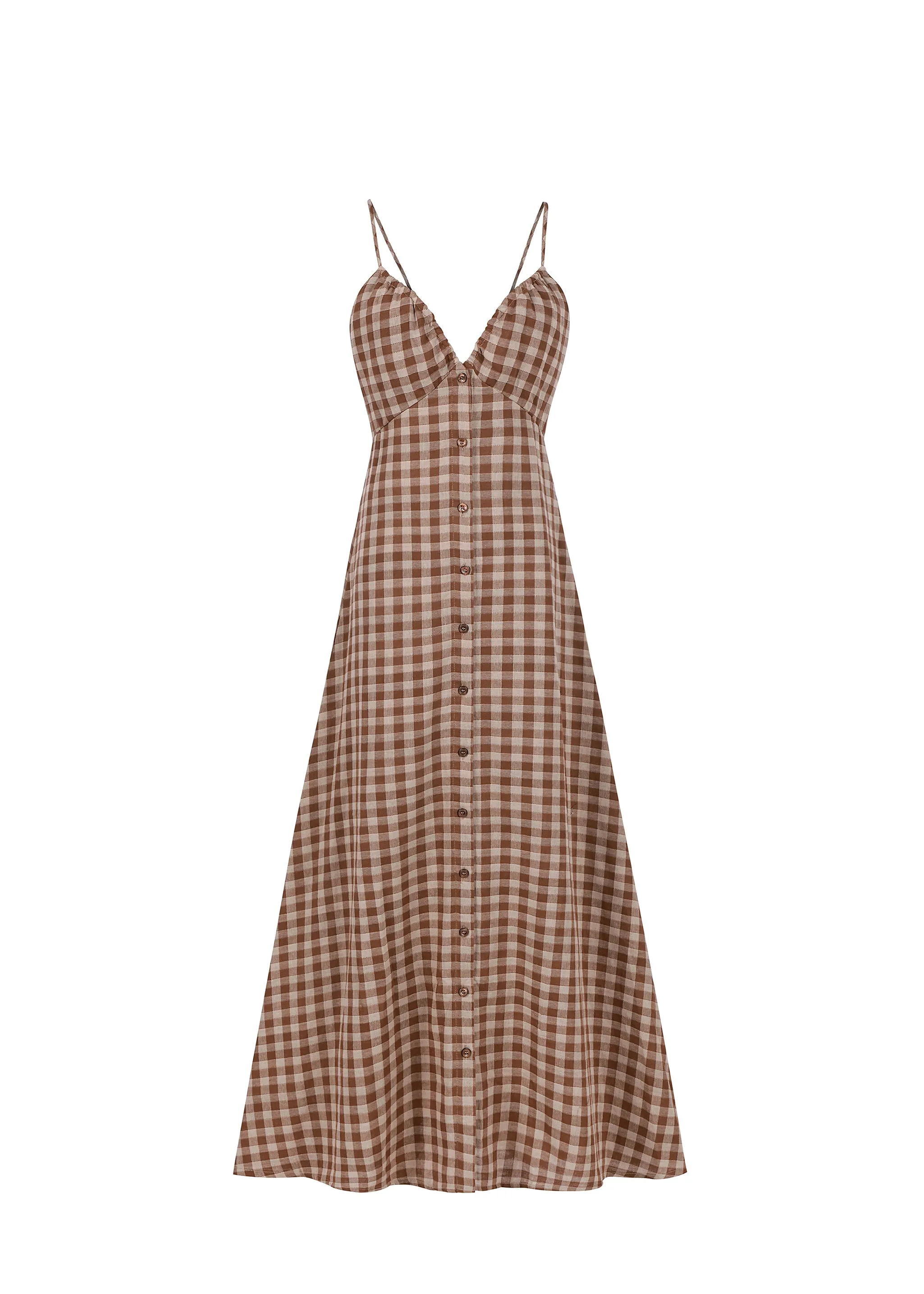 Robe CASIMIRA Marron glace sold by FRNCH product image thumbnail 5